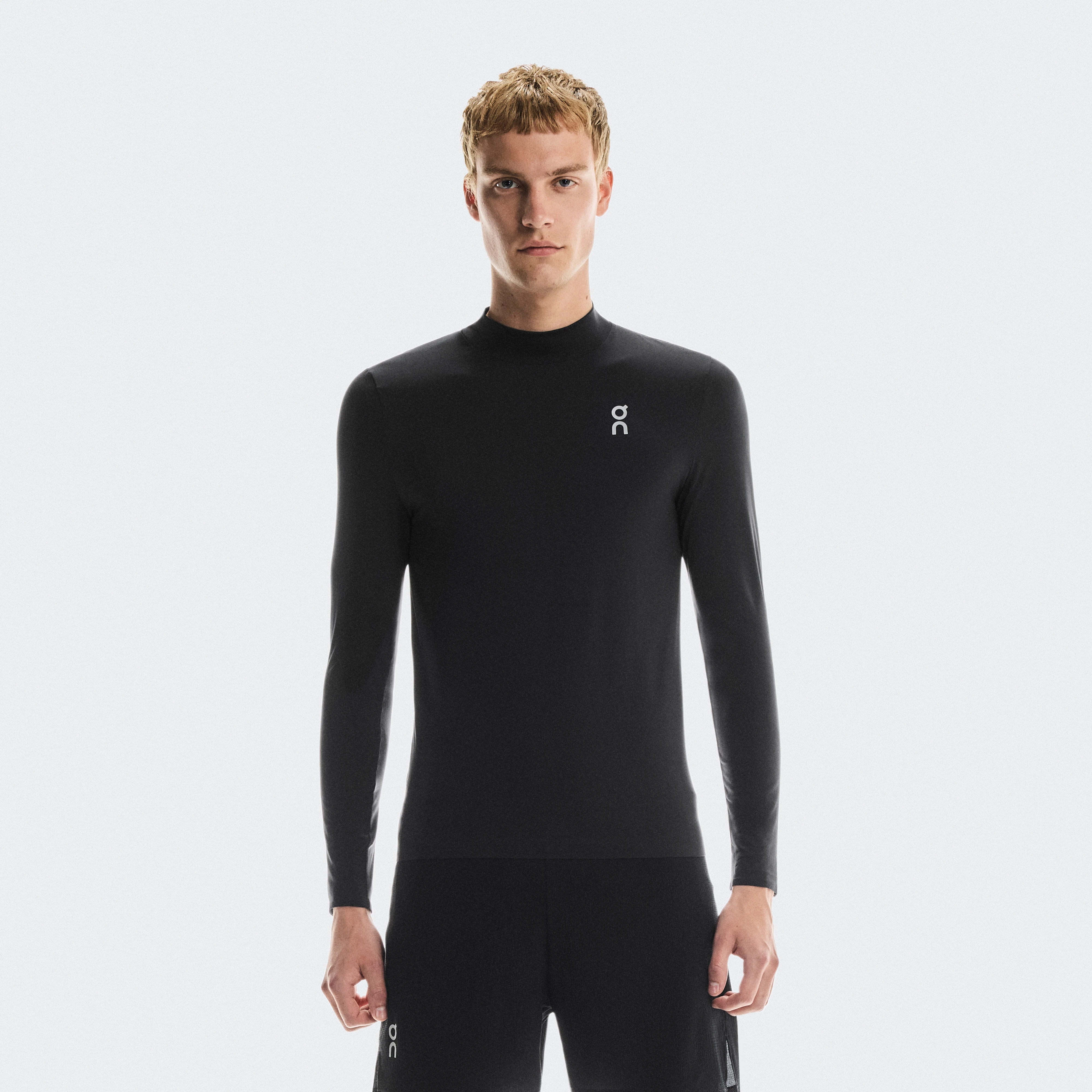 On Pace Long-T Black Men Men – Running, lightweight, CleanCloud® Tops and t-shirts