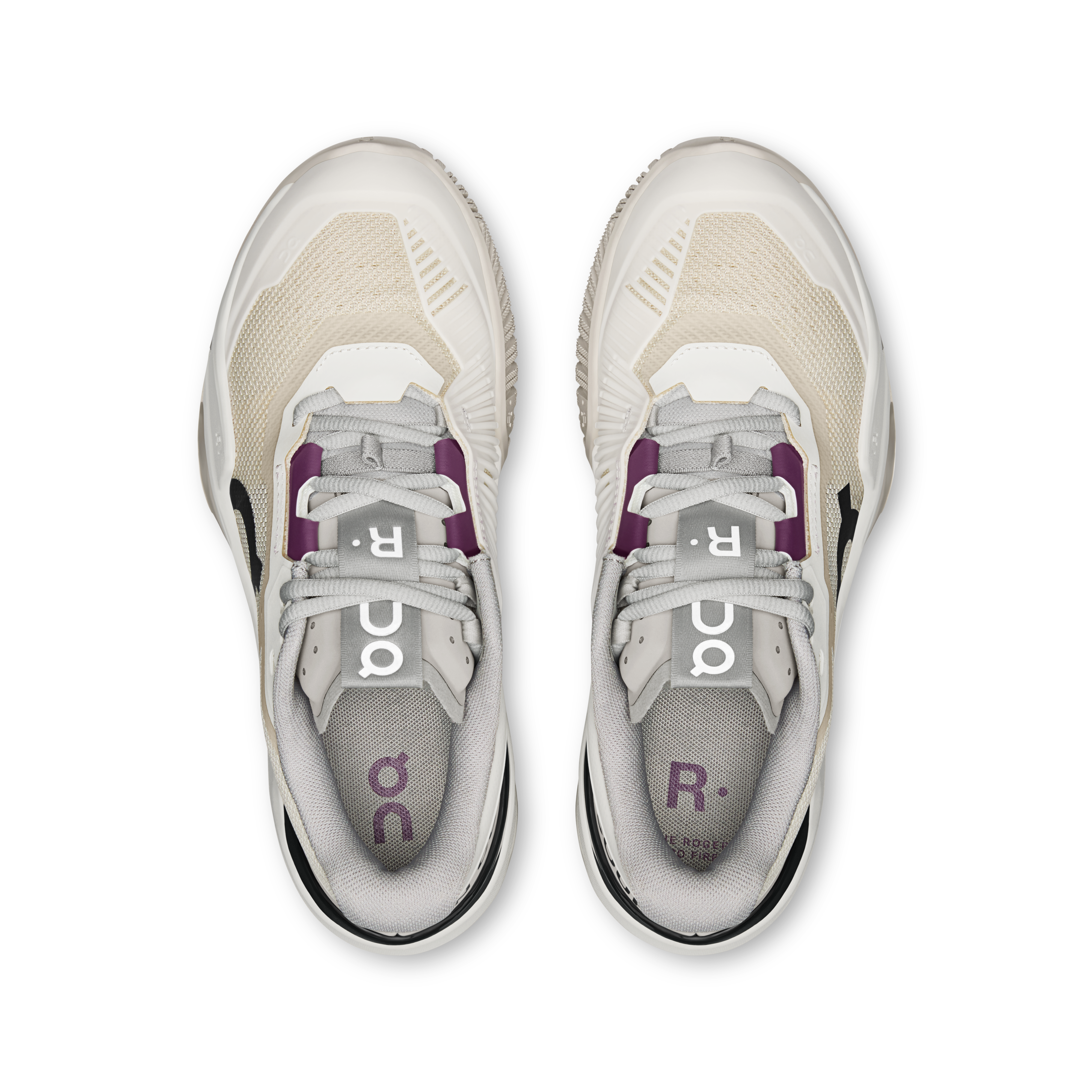 On THE ROGER Pro Fire Grain & Ivory Women Tennis Shoes