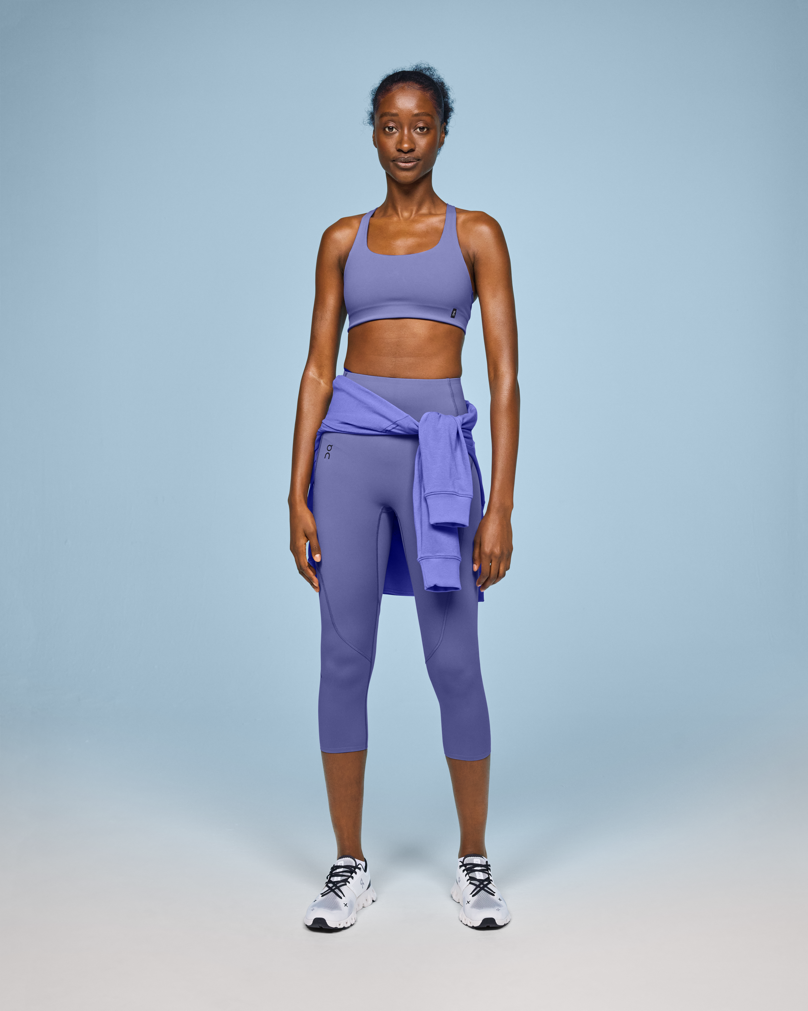最適な材料 Tights 3/4 Movement Women's | States United On | Purple Clothing