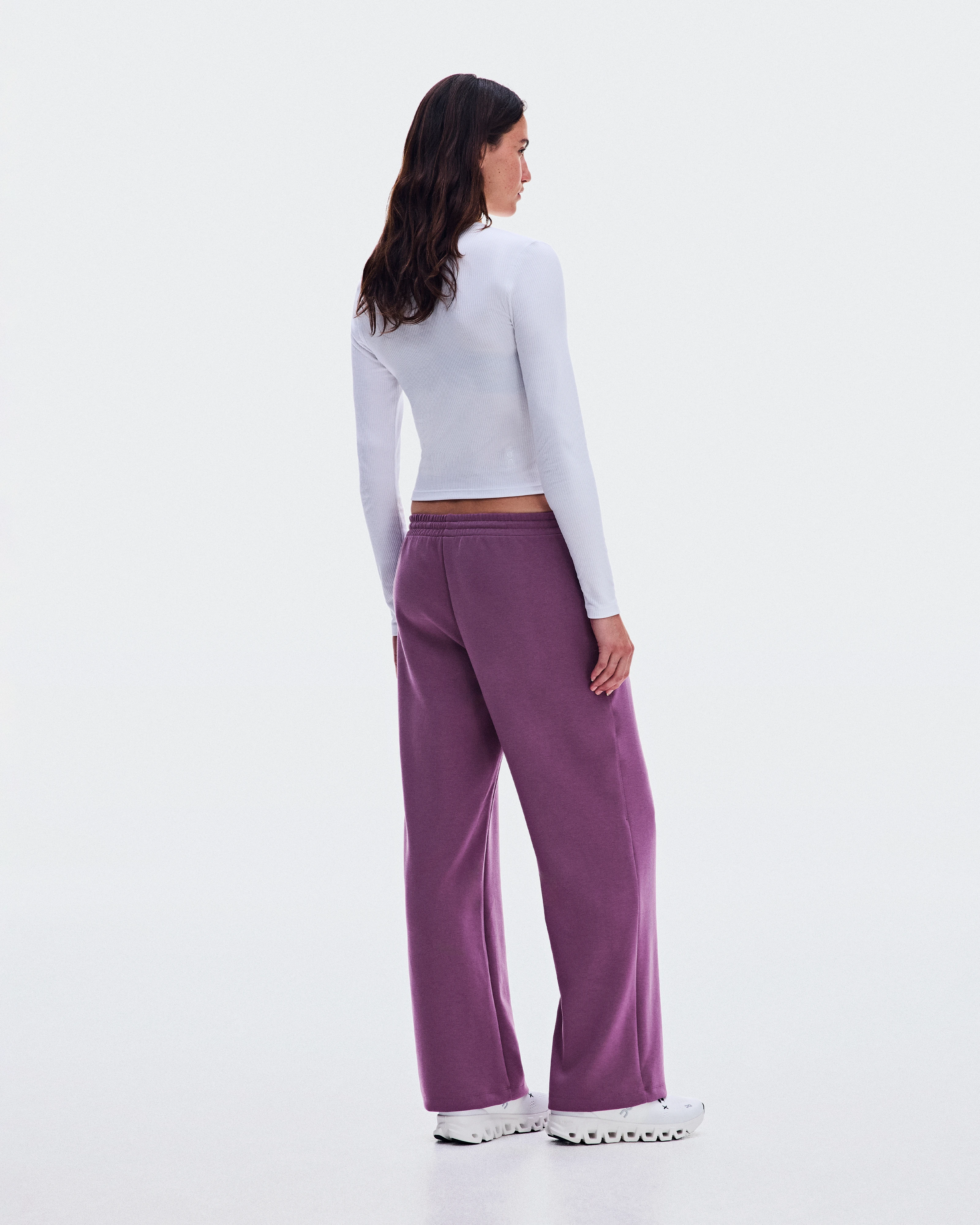 On Studio Pants Wide Cassis Women Pants
