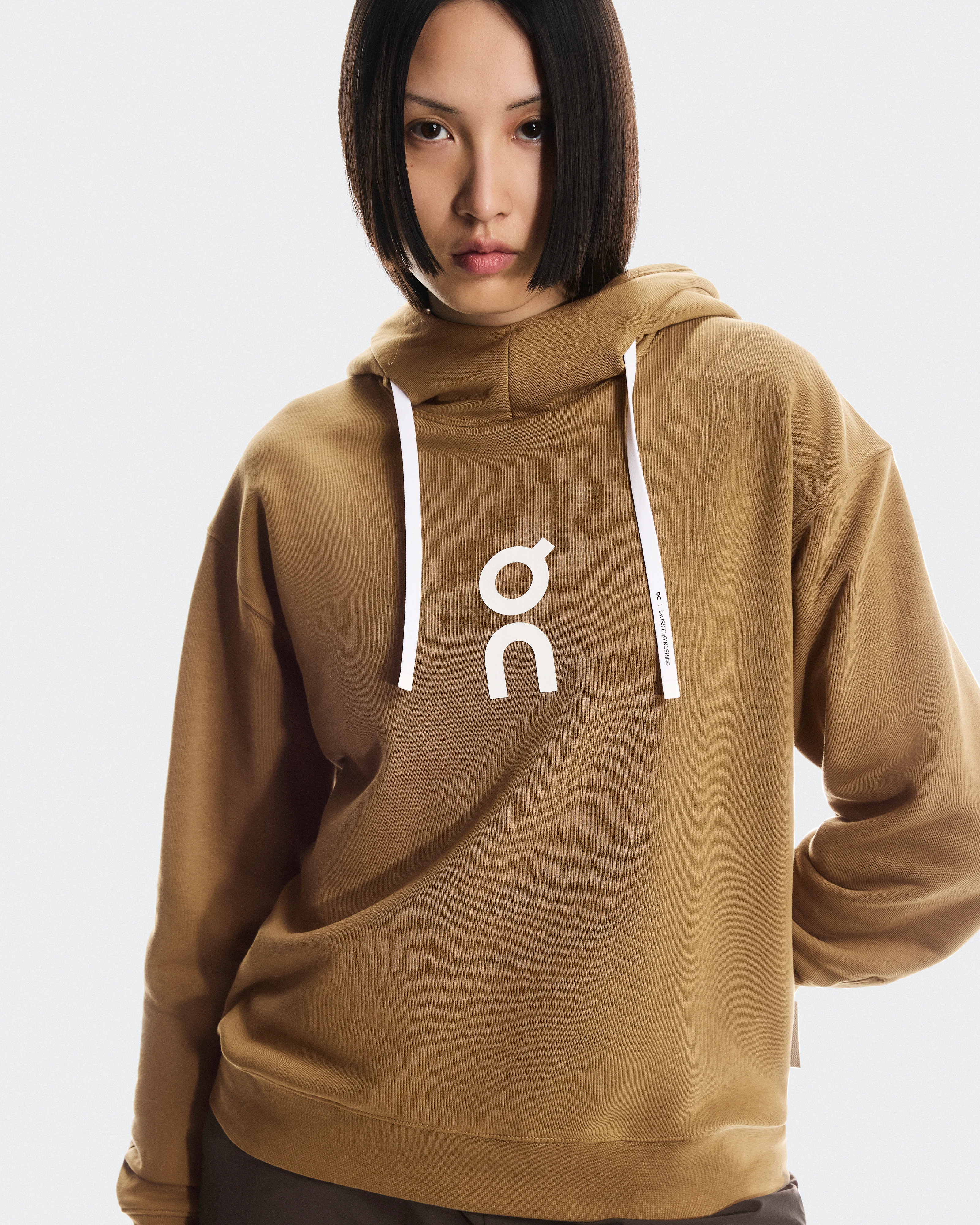 On Club Hoodie Nutmeg Women Hoodies and sweatshirts