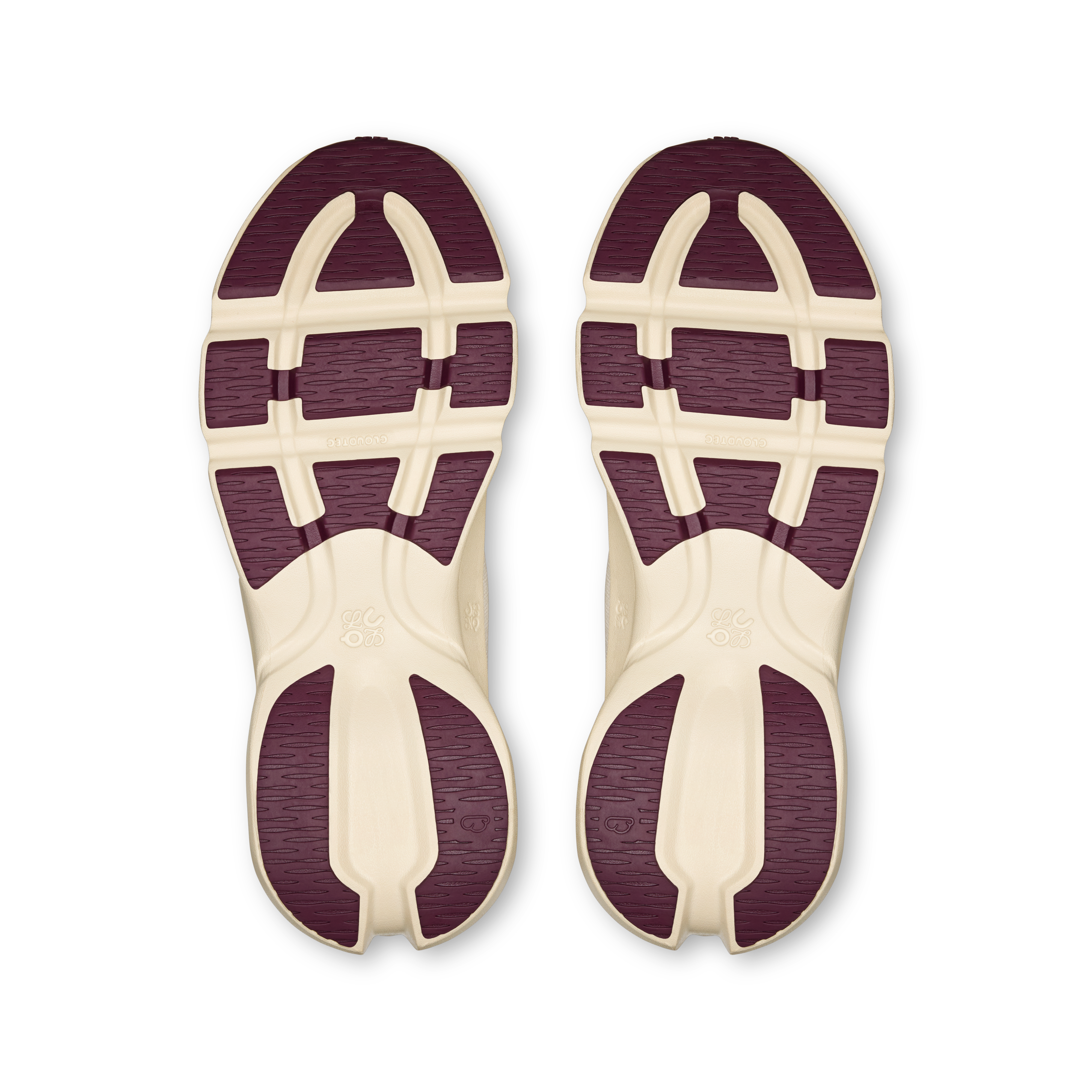 On Cloudsolo LOEWE Sand & Burgundy Women Active life Shoes
