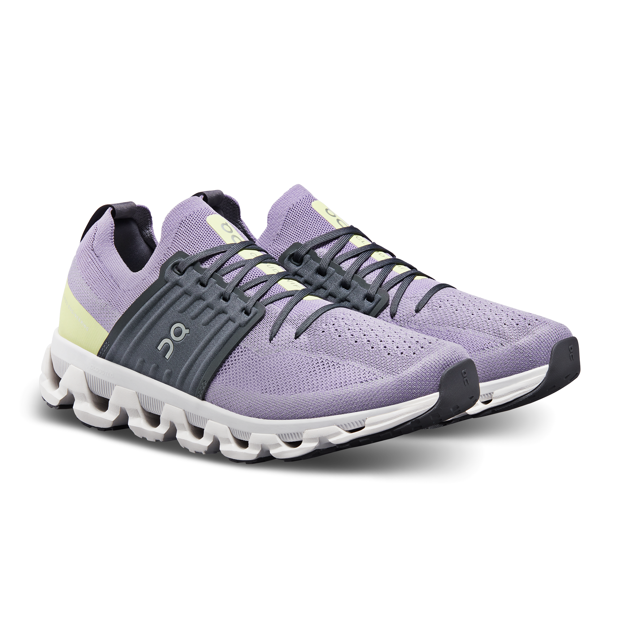 on Running Cloudnova Lace-Up Sneakers - Purple