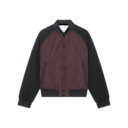 Courtside Bomber in Mulberry/Black