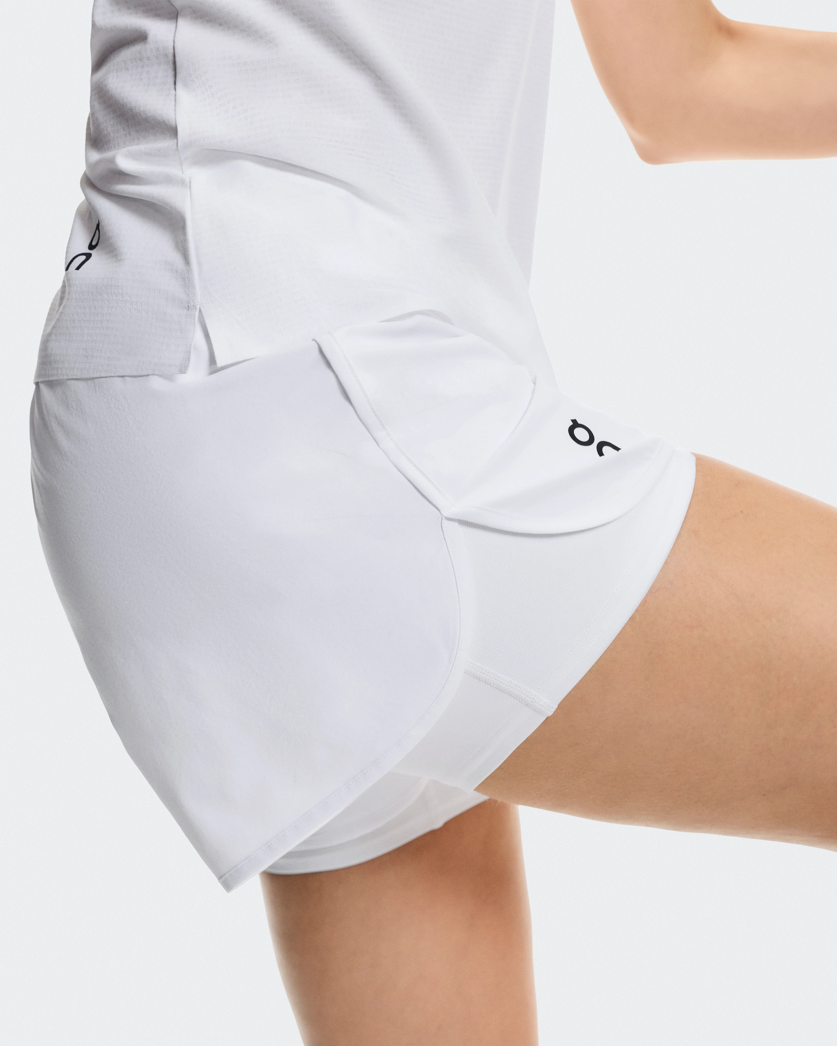 On 3" Court Shorts 2-in-1 White Women Shorts