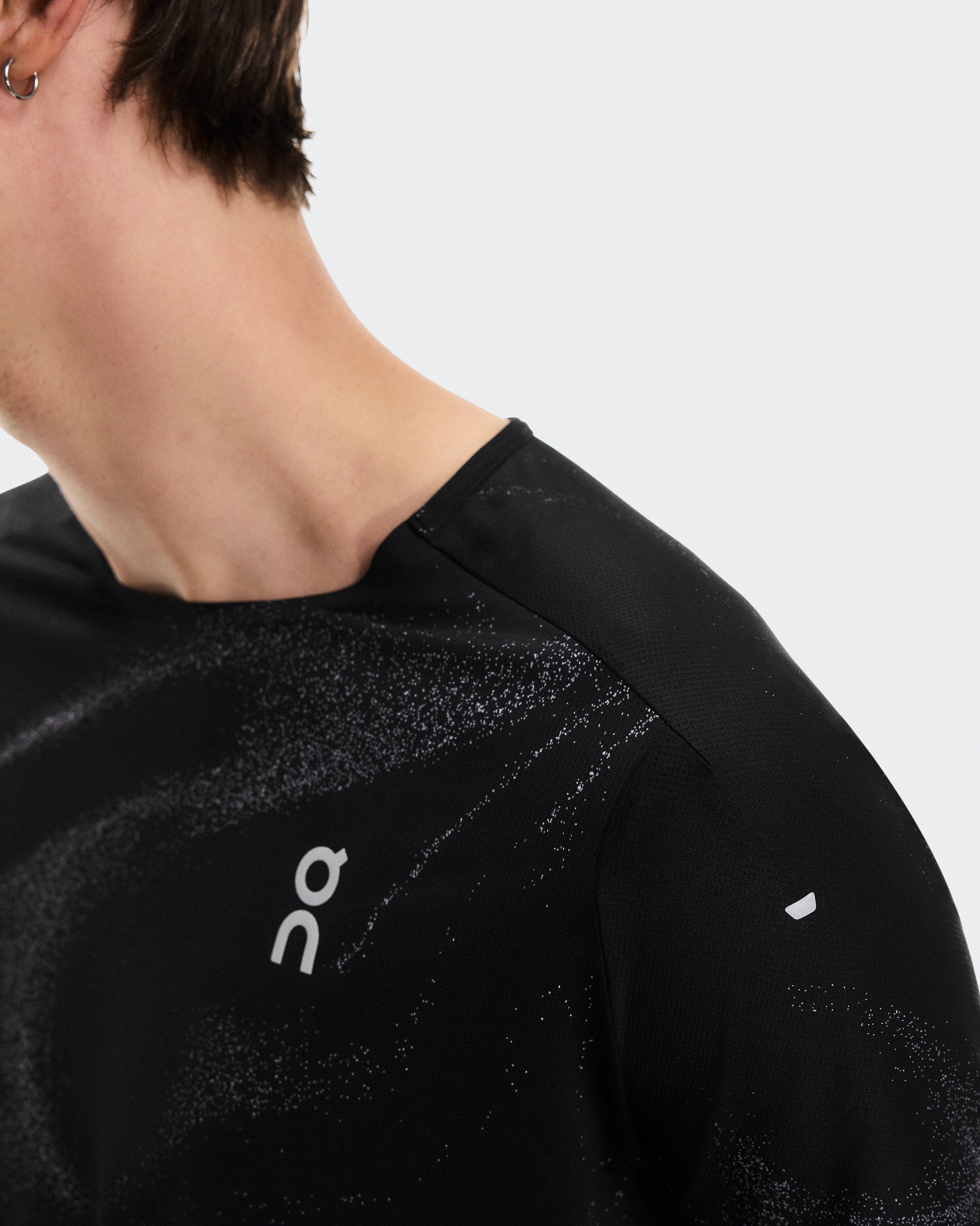 On Performance-T Lumos Black Men Tops and t-shirts