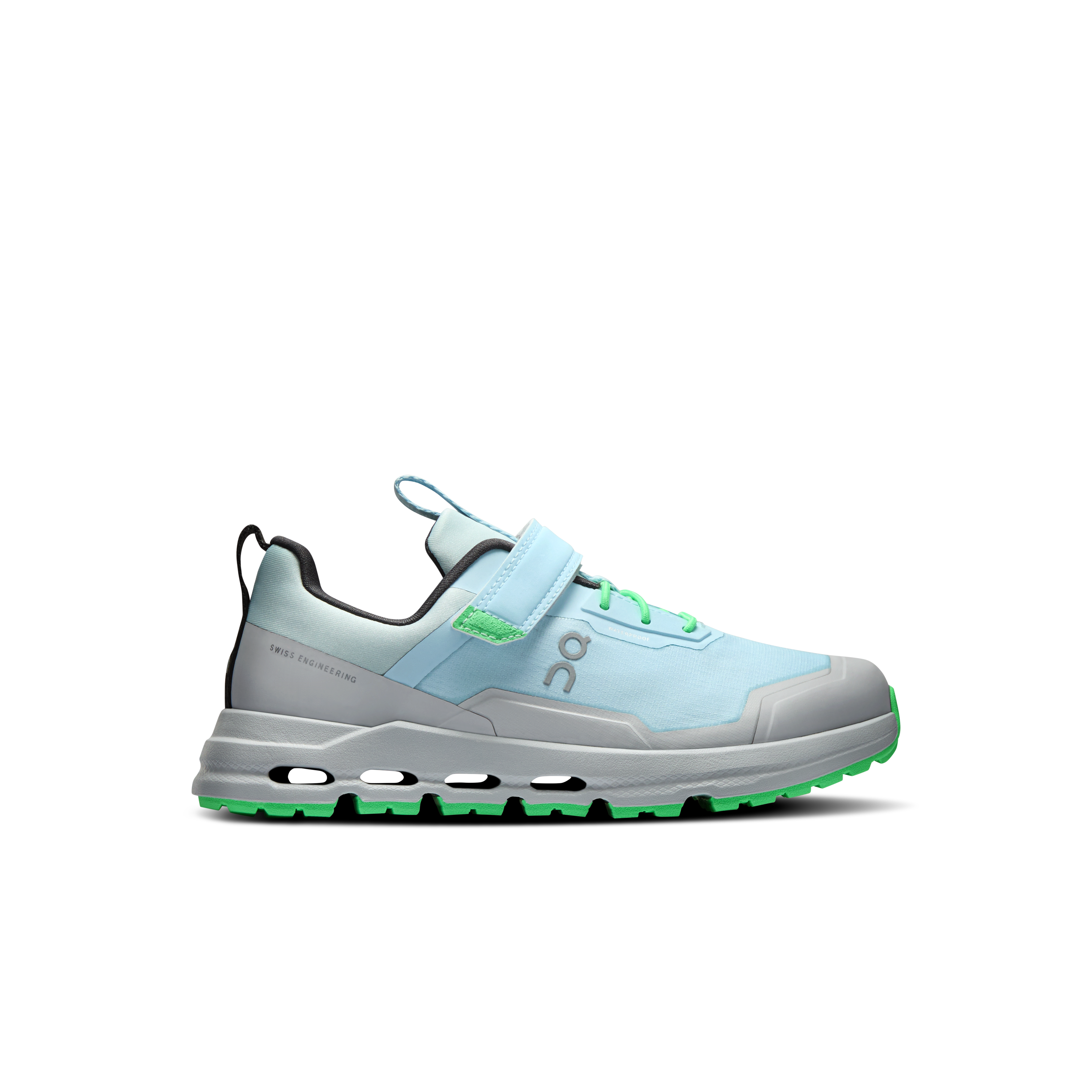 On Cloudhero Waterproof Topaz & Glacier Kids – Outdoors, waterproof, 4-8 year olds Shoes