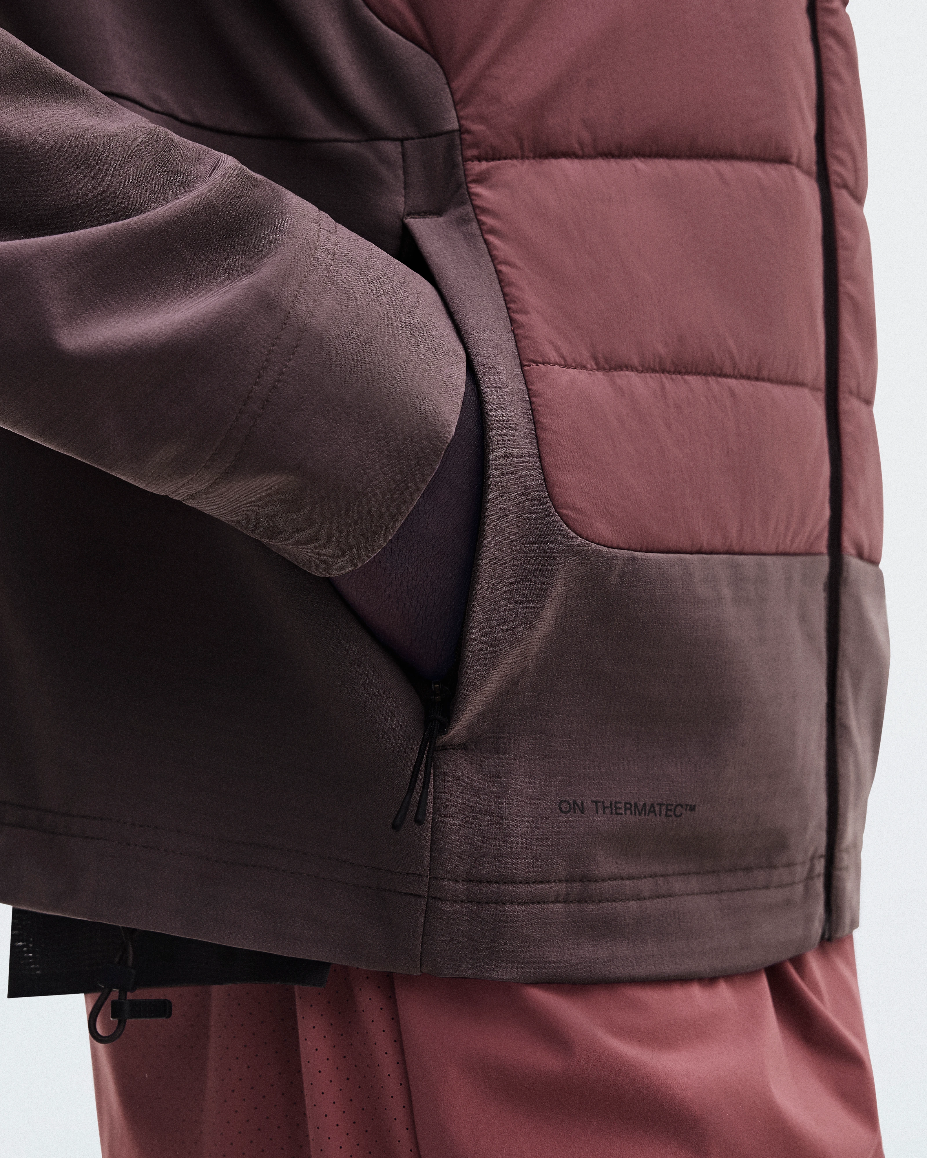 On Weather Hybrid Jacket Mulberry & Barberry Men Jackets
