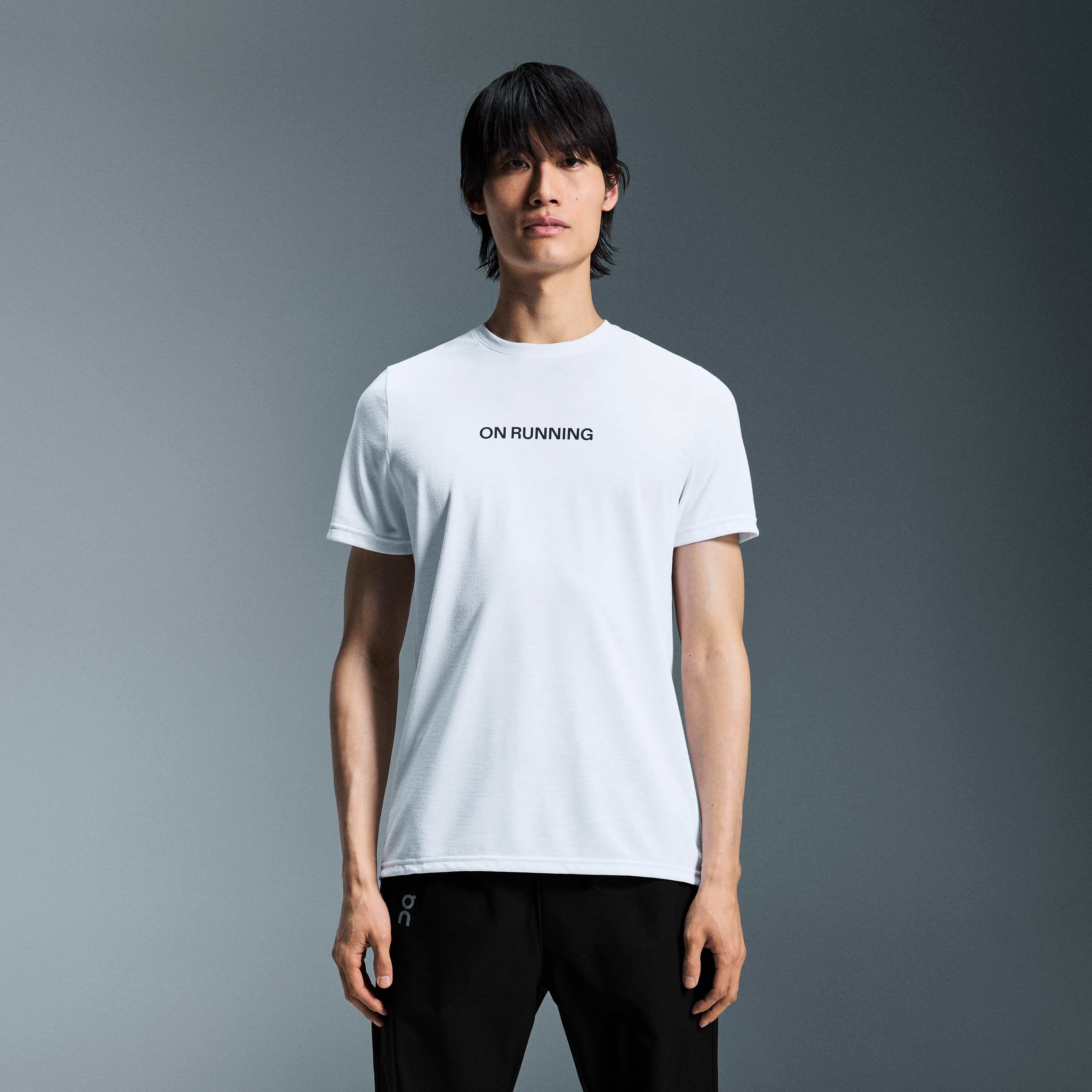 Run-T Short-Sleeve Shirt in White