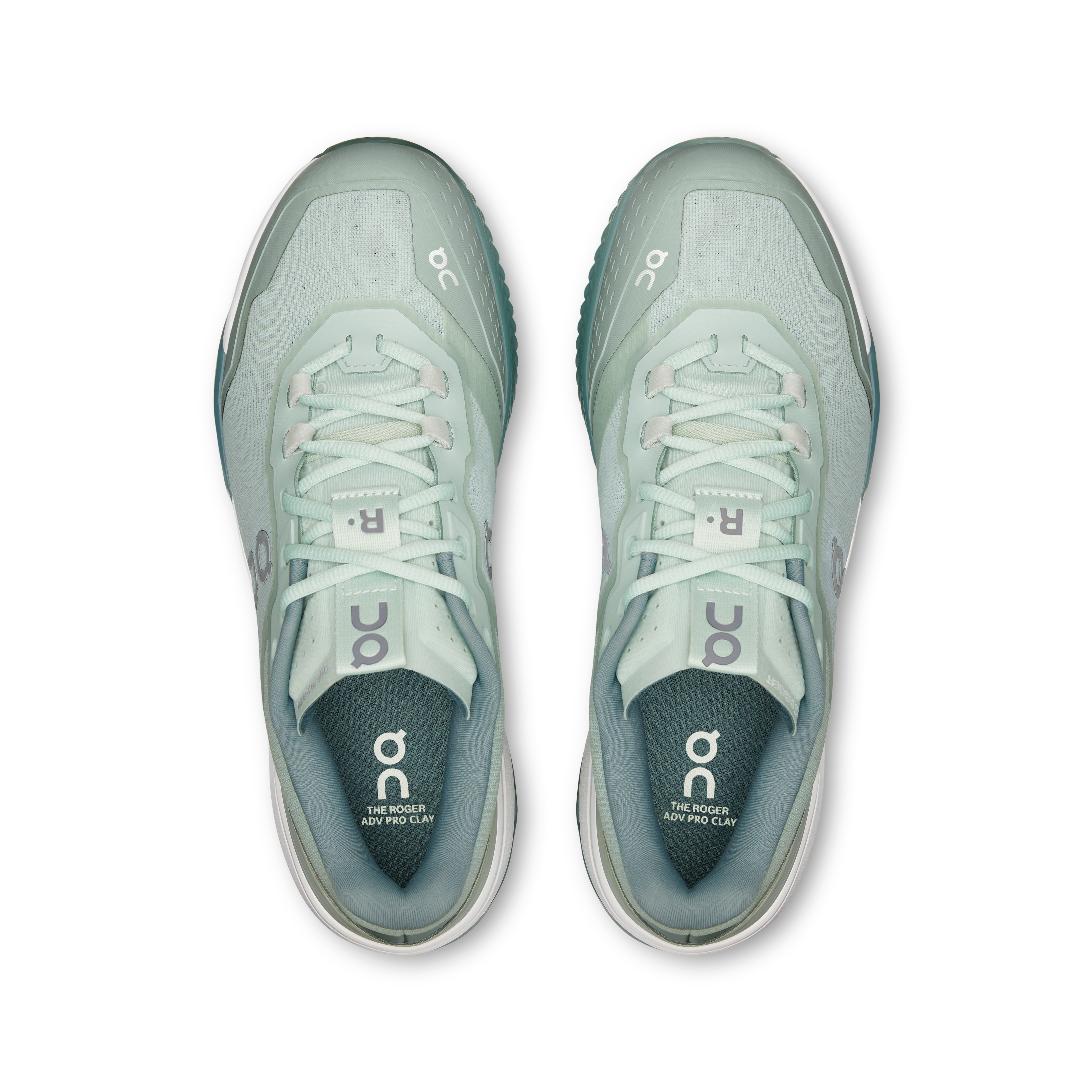 On THE ROGER Advantage Pro Clay Mineral & Linen Men Tennis Shoes
