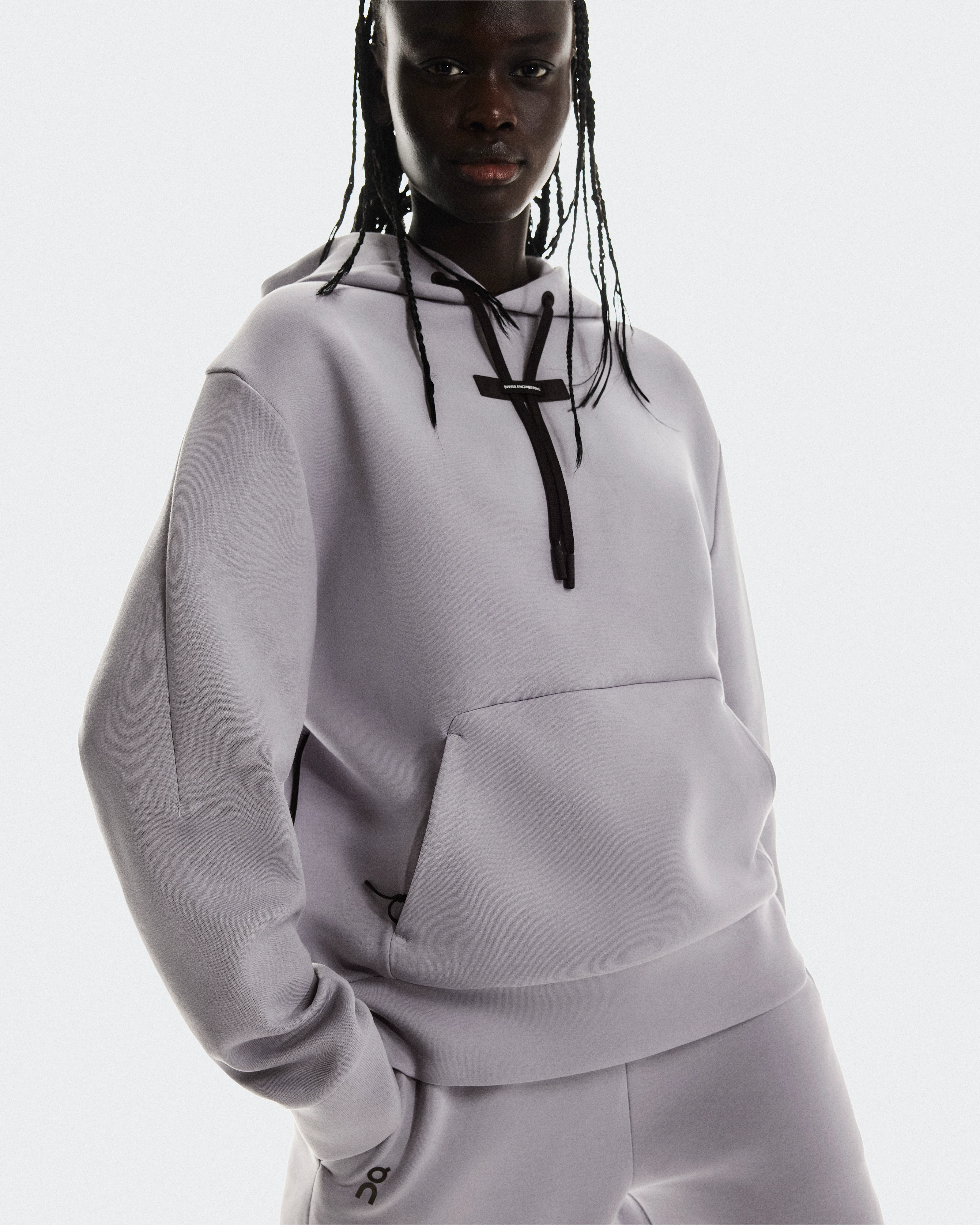 On Focus Tech Hoodie Lilac Women Hoodies and sweatshirts