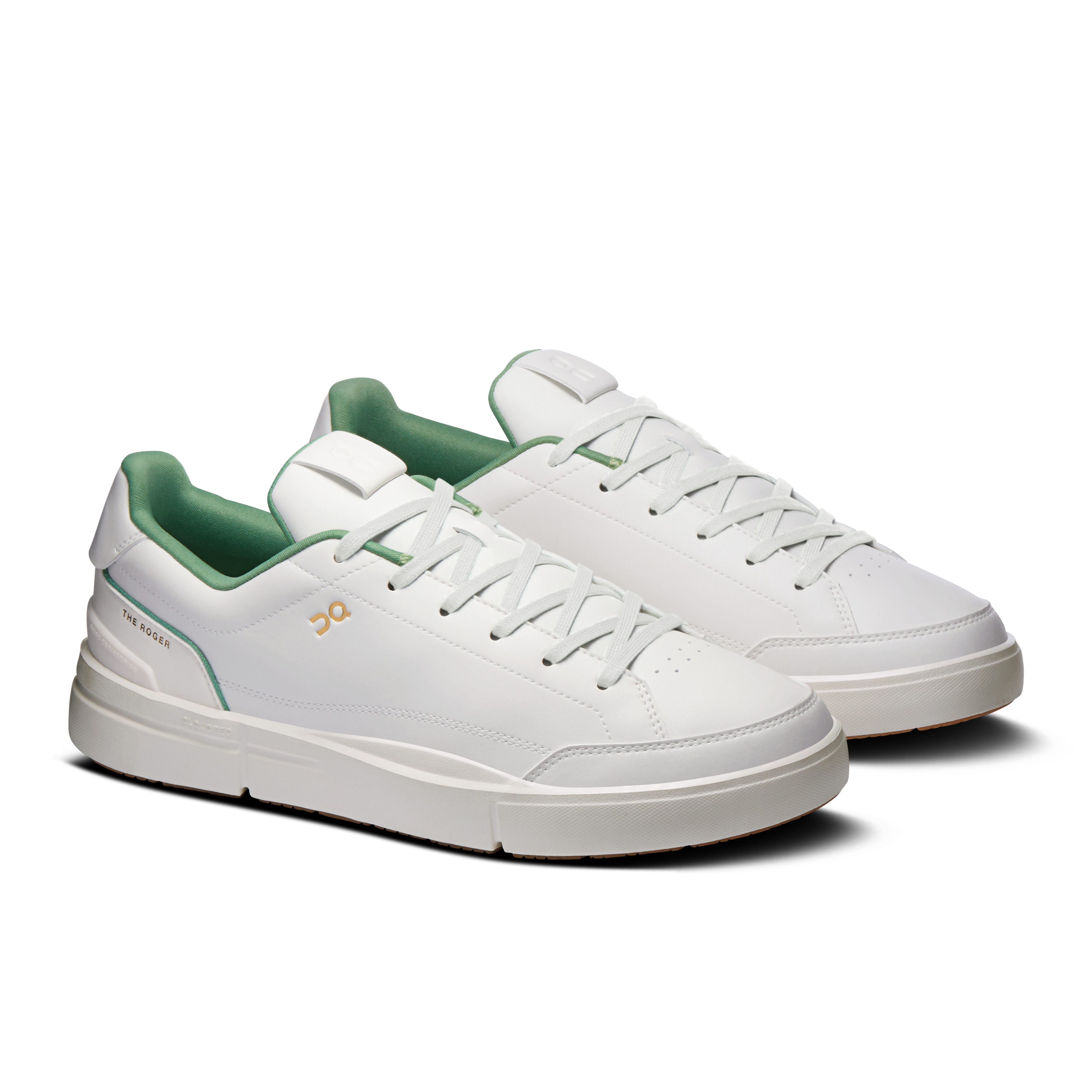 On THE ROGER Centre Court Ivory & Fern Men Active life Shoes
