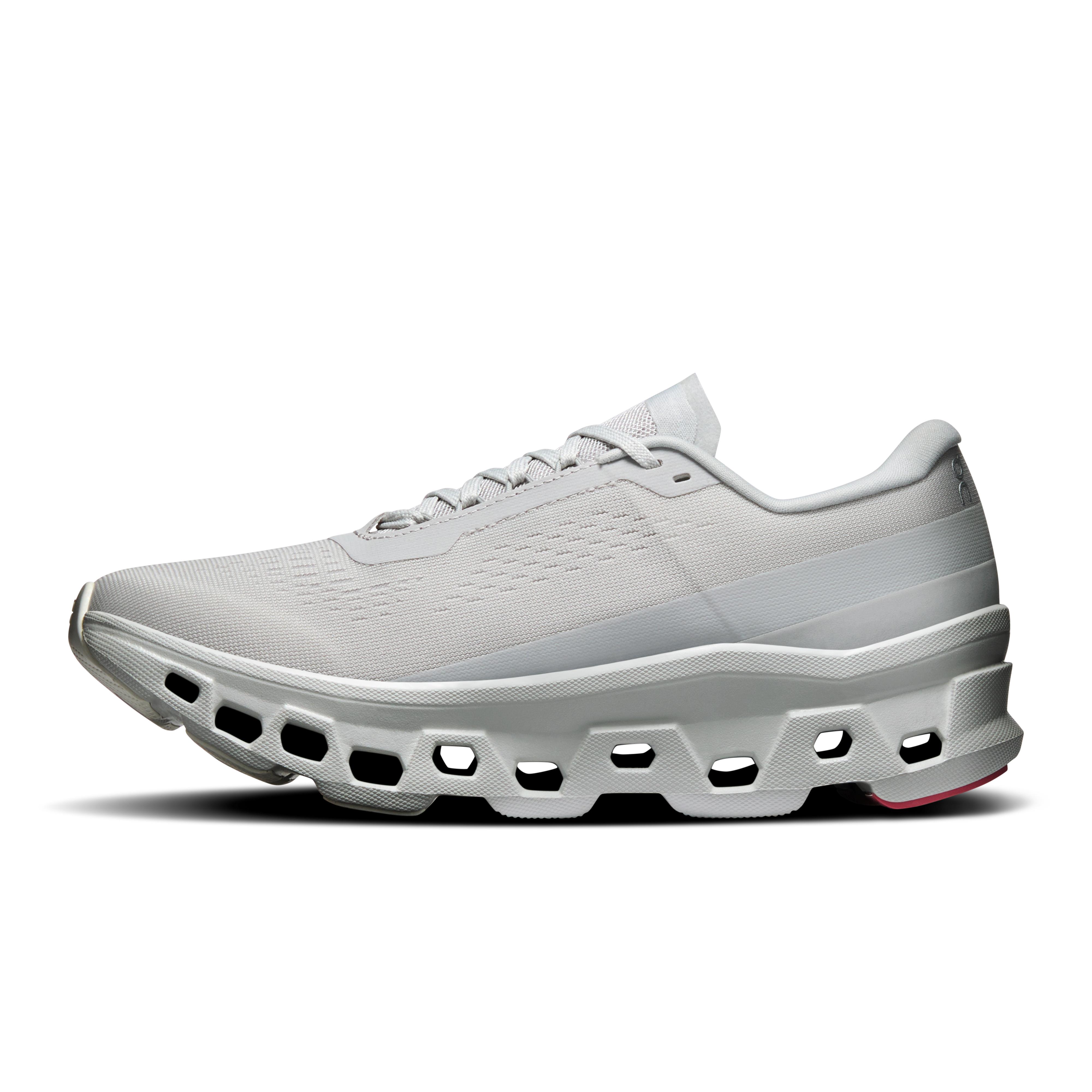 On Cloudmonster 1 Silver & Camellia Women Active life Shoes