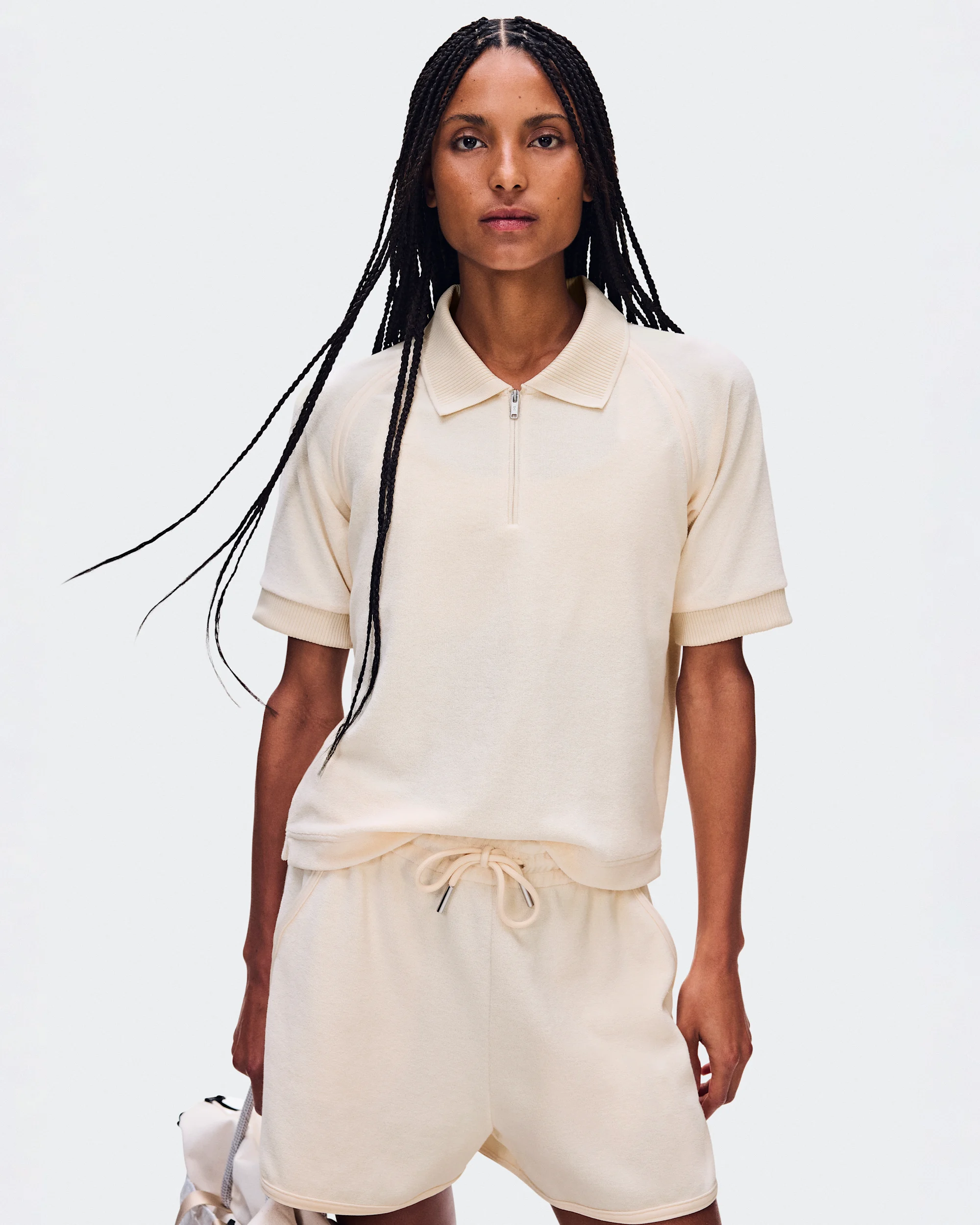 Women's Courtside Polo Terry Cassis - thumbnail 9