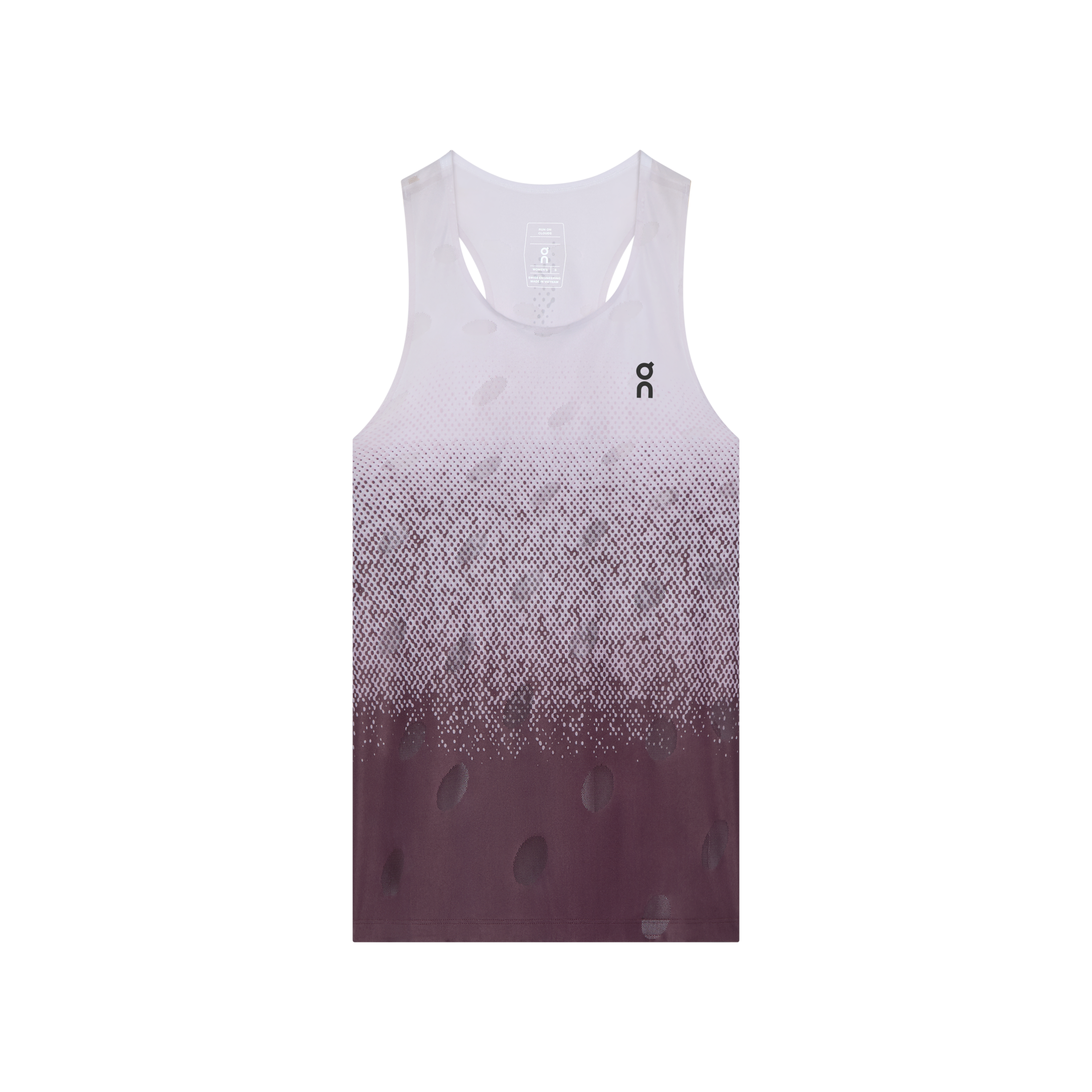 Zero Tank Top Breathe in Foxglove/White