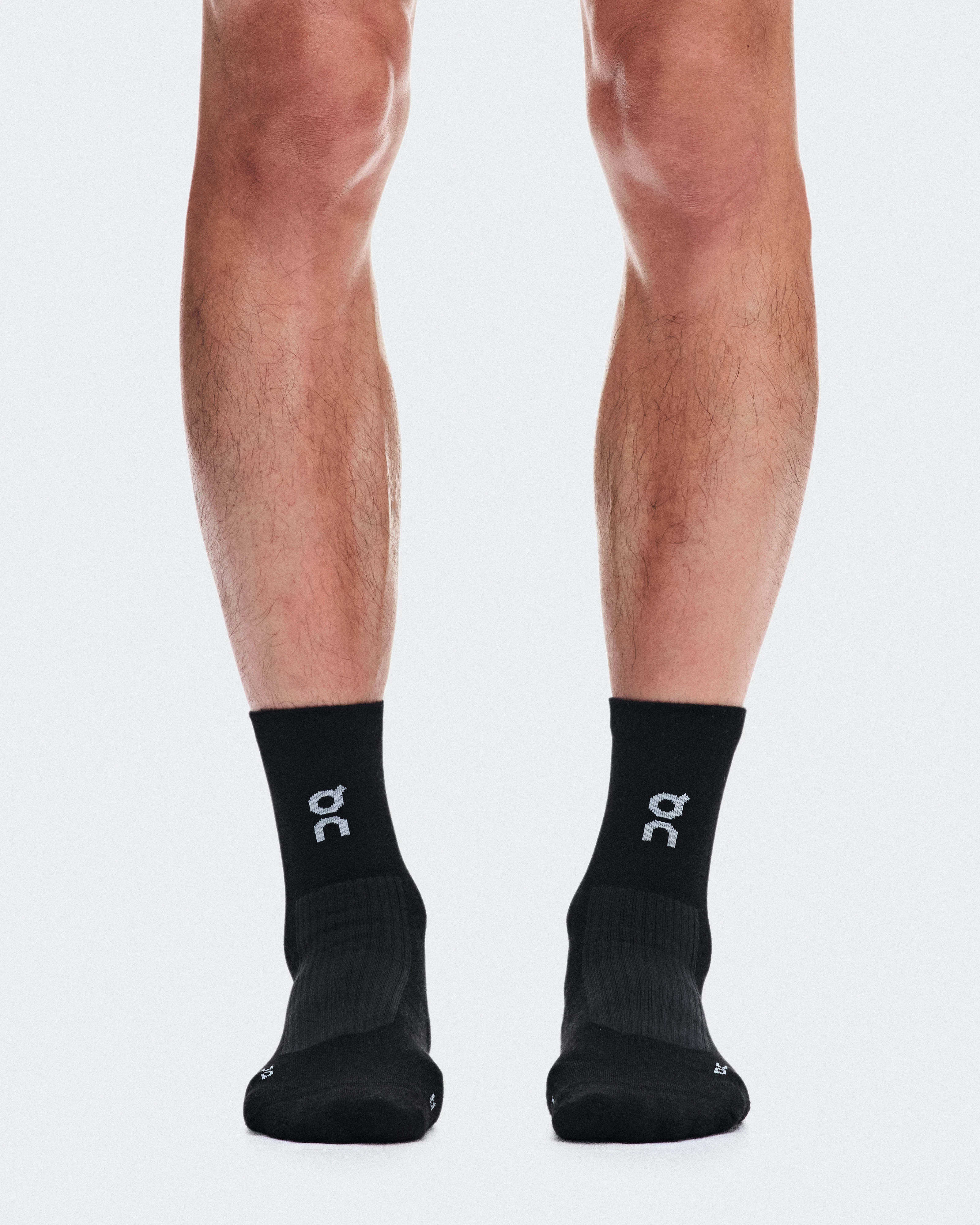 On Merino Sock SHG Black 유니섹스 양말
