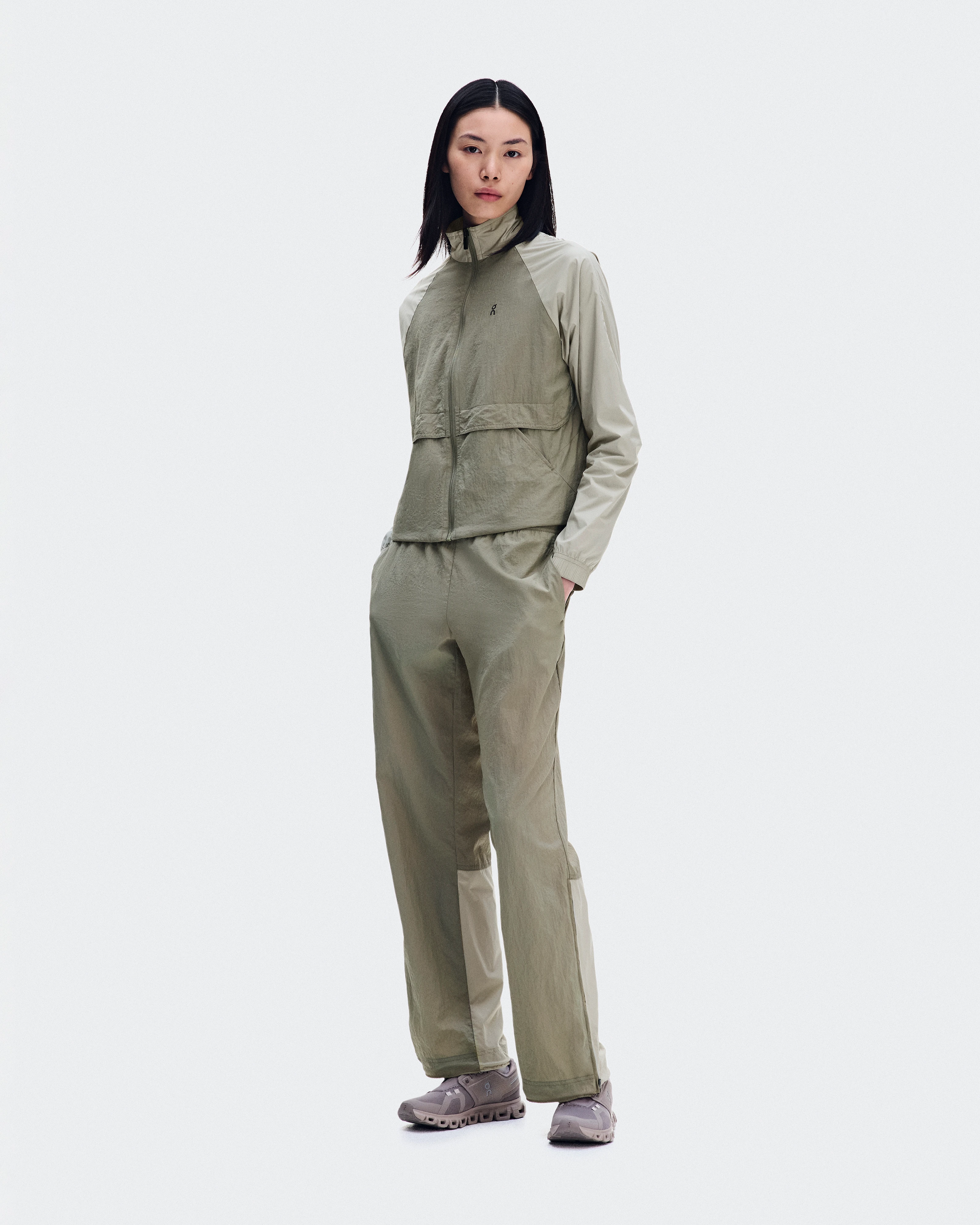 On All-Day Track Jacket Vetiver & Brume Women Track