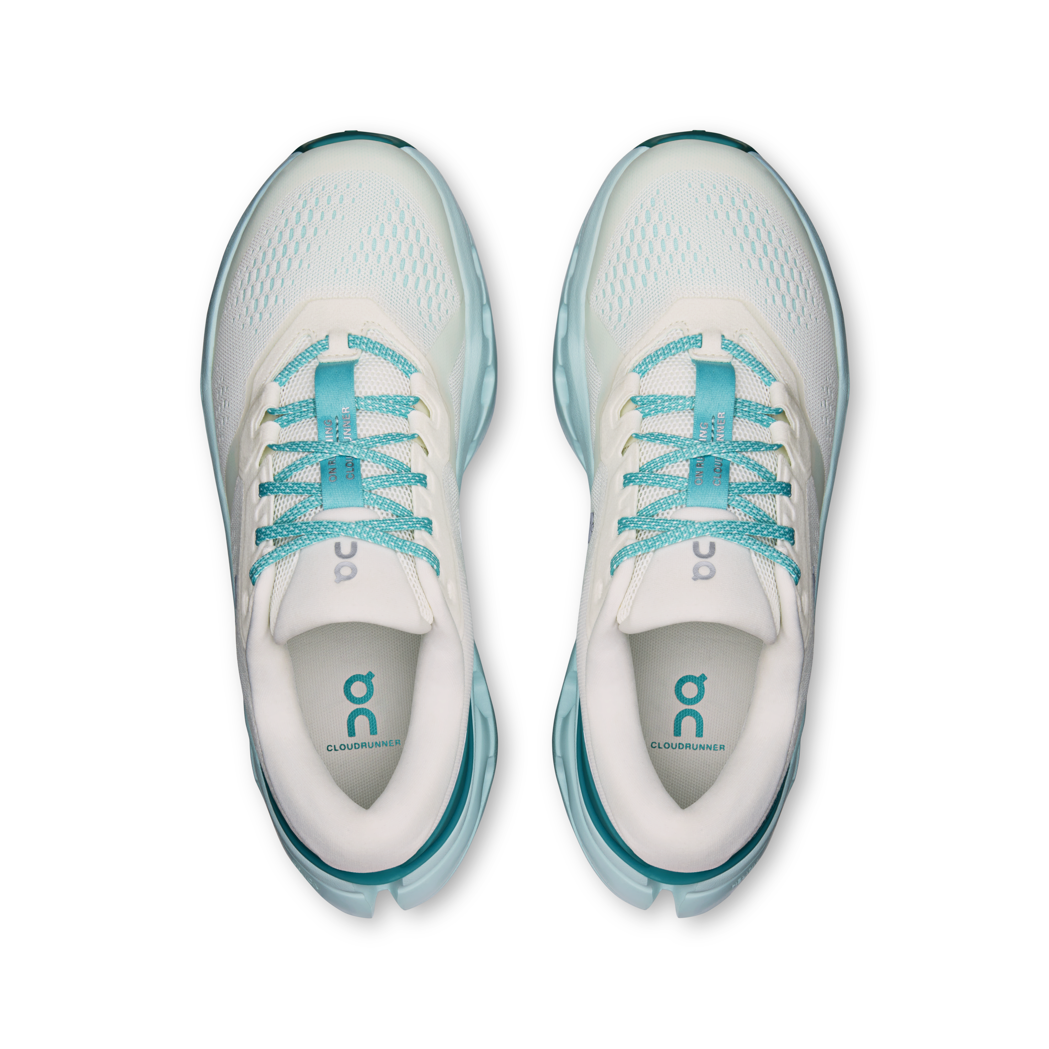 On Cloudrunner 3 Ivory & Aquamarine Women Road running Shoes