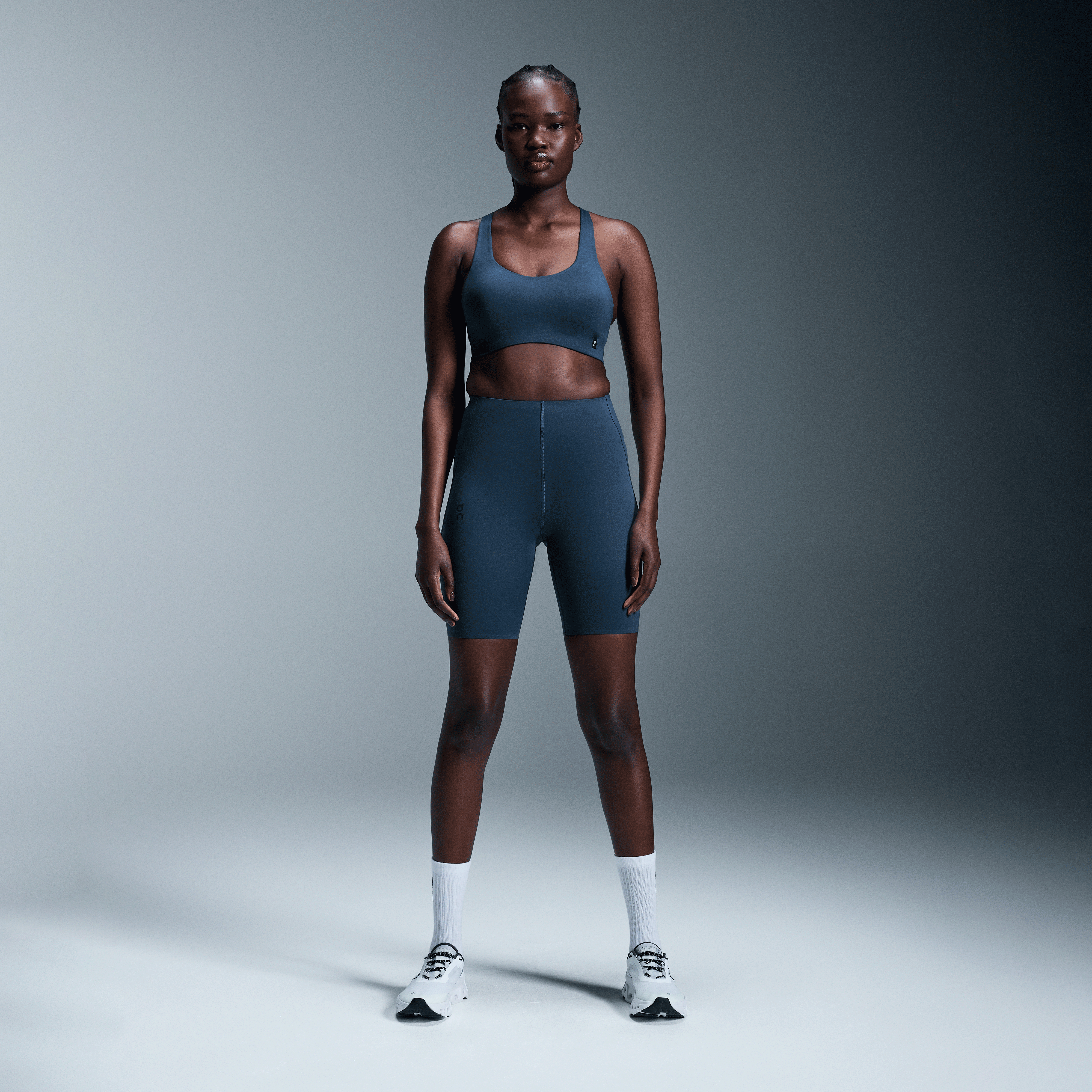 Active 1/2 Tights in Denim