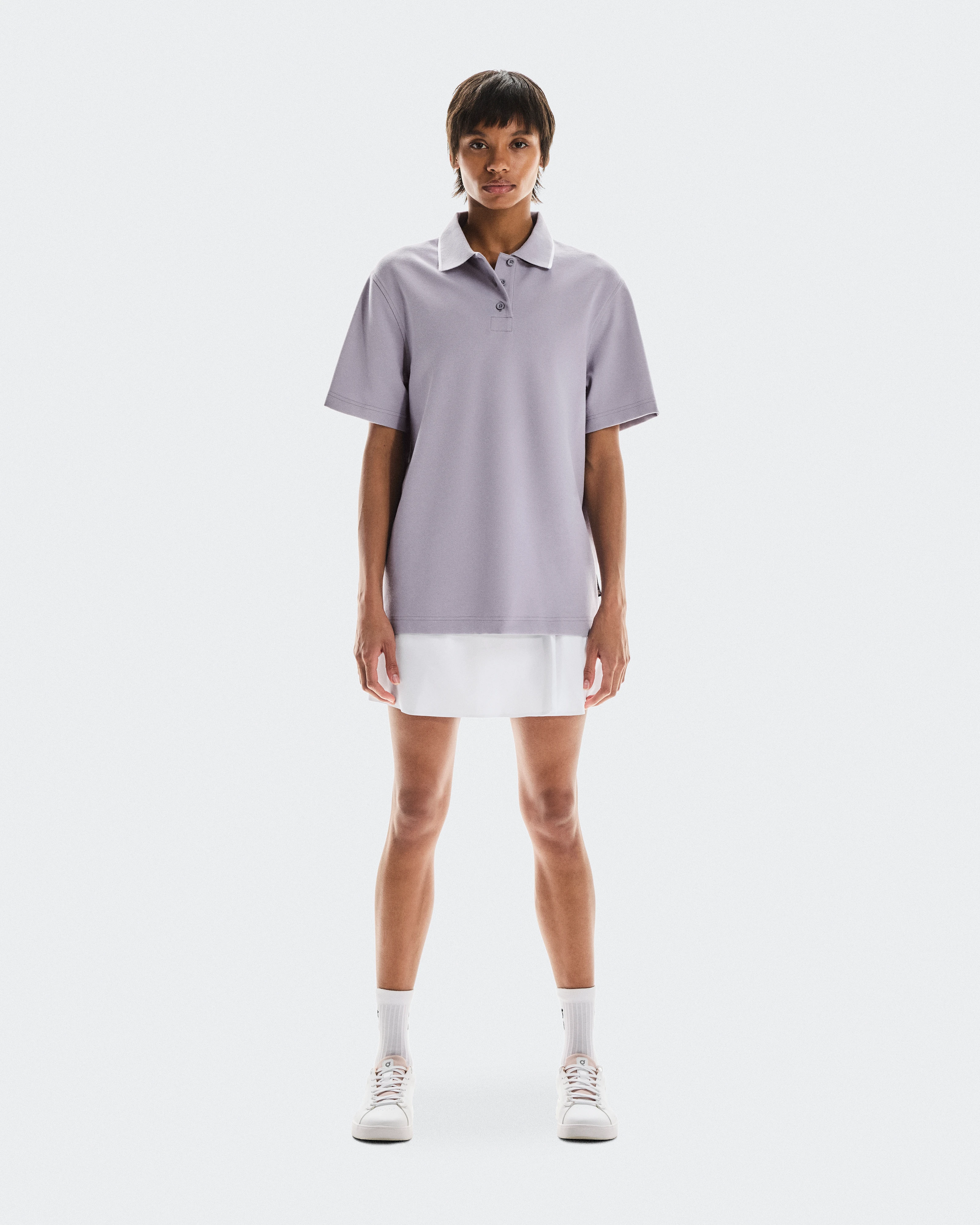 On Courtside Polo Lilac Mujer Camisetas