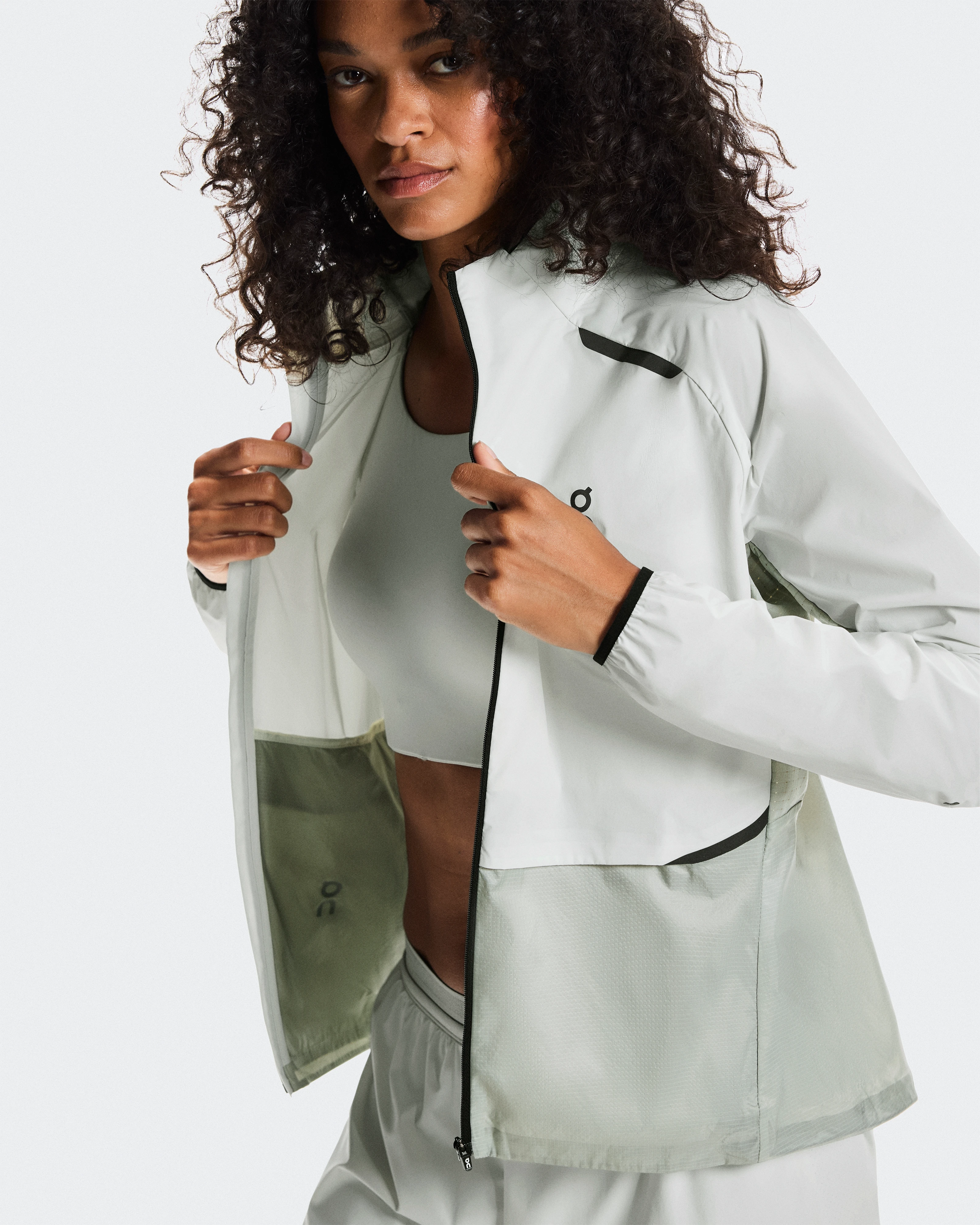 On Weather Jacket Iceberg & Tin Women Jackets