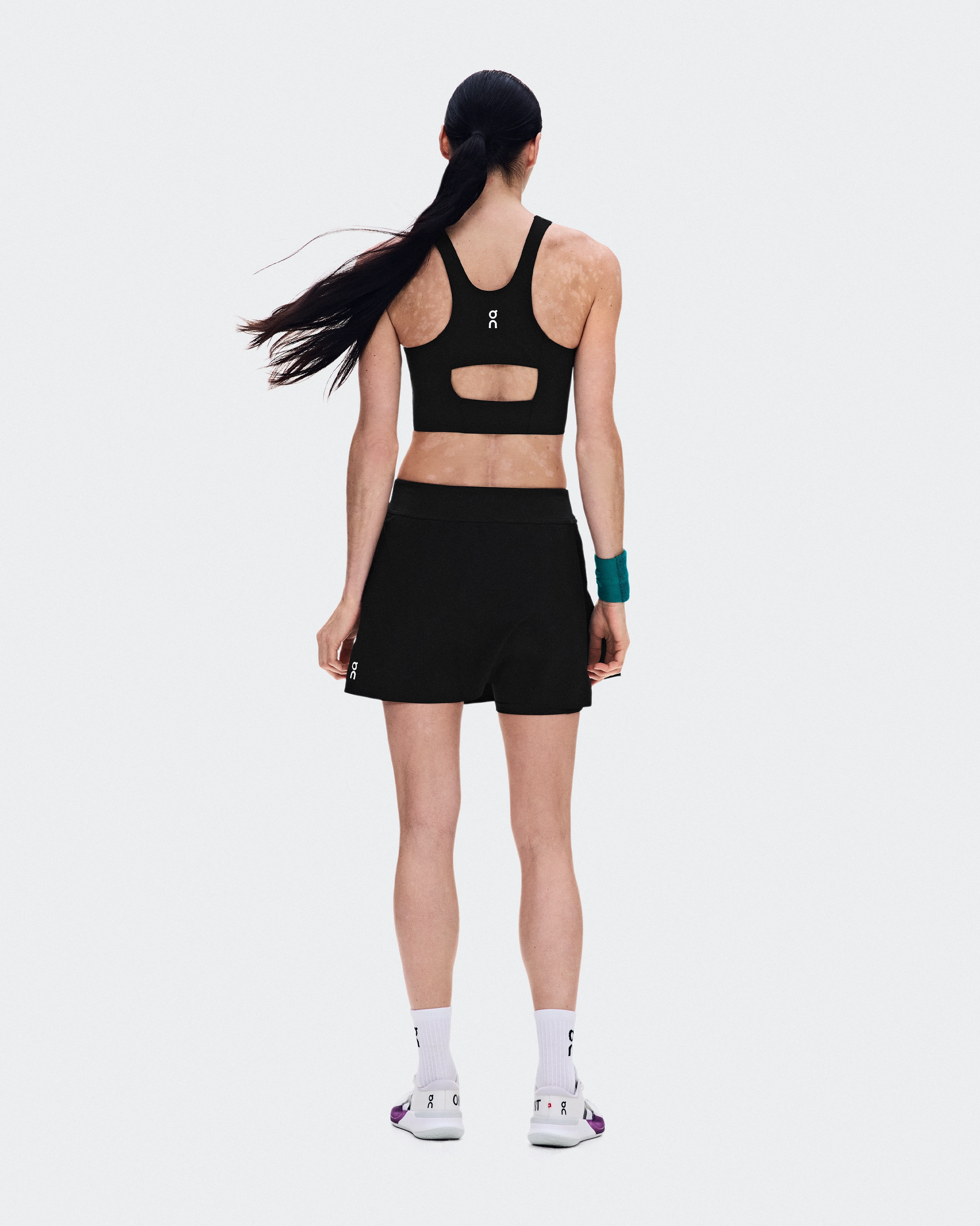 On Court Skirt Split Black Women Skirts