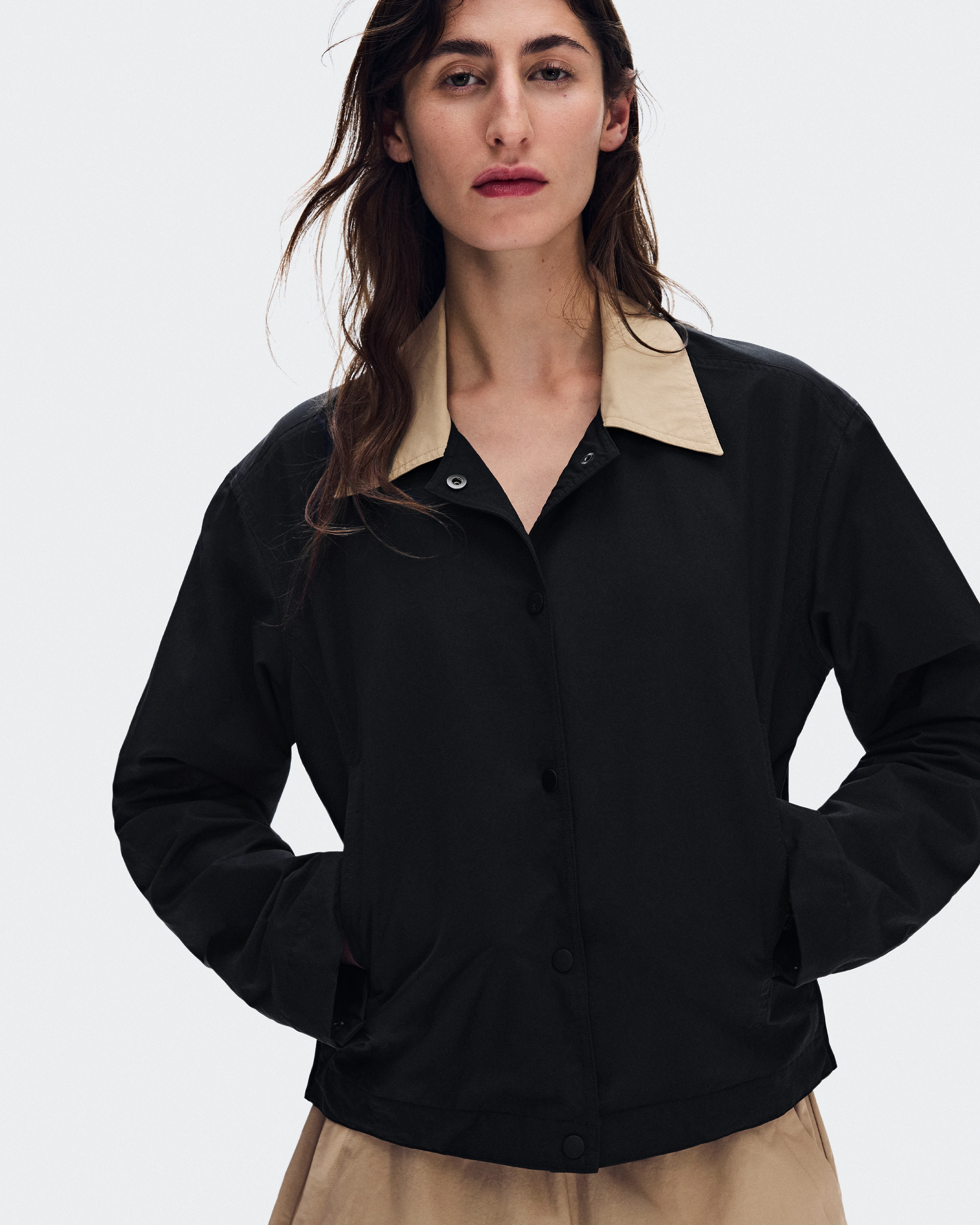 On Coach Jacket Black Women Jackets