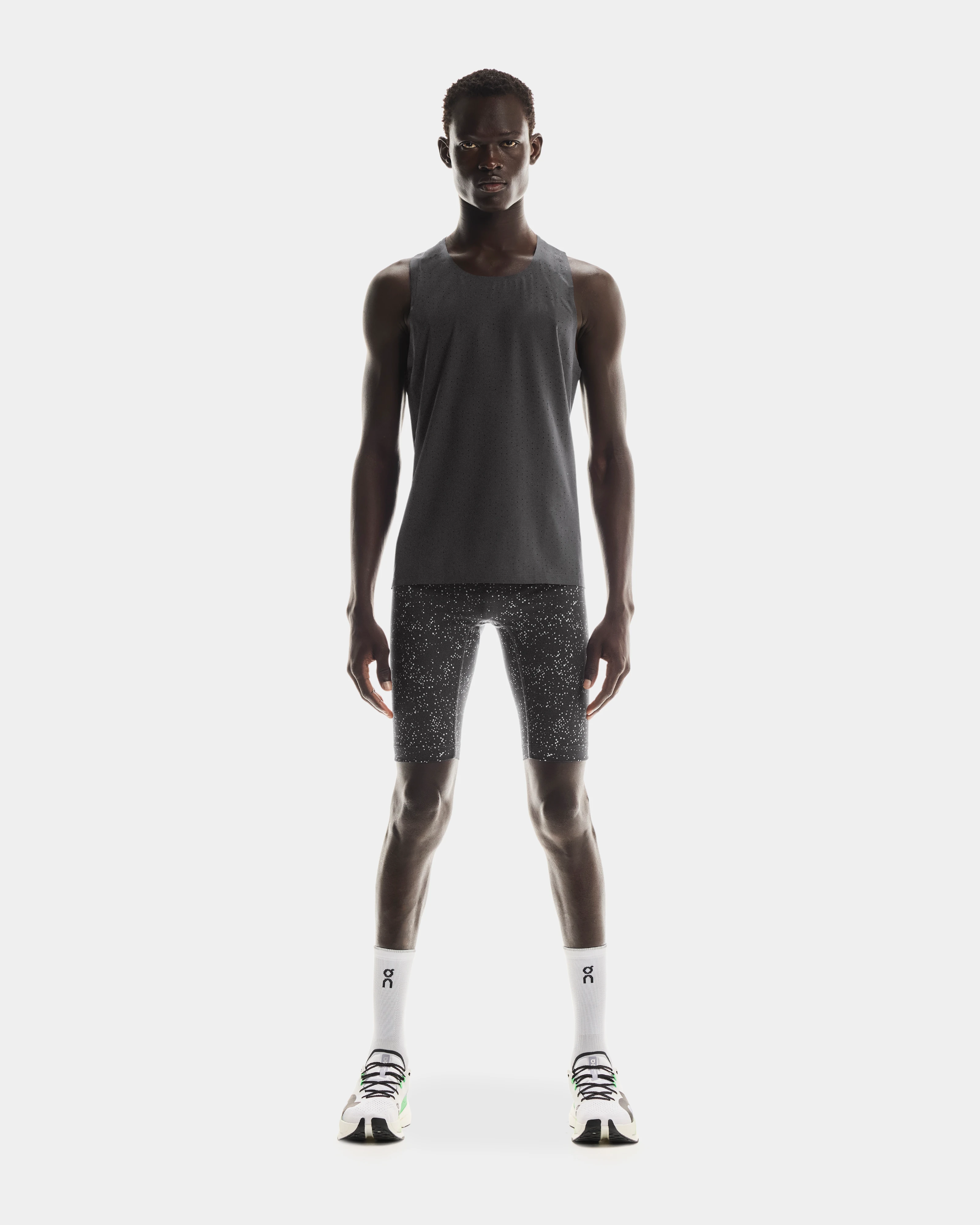 On Race Tights Half Iron & Glacier Men Tights