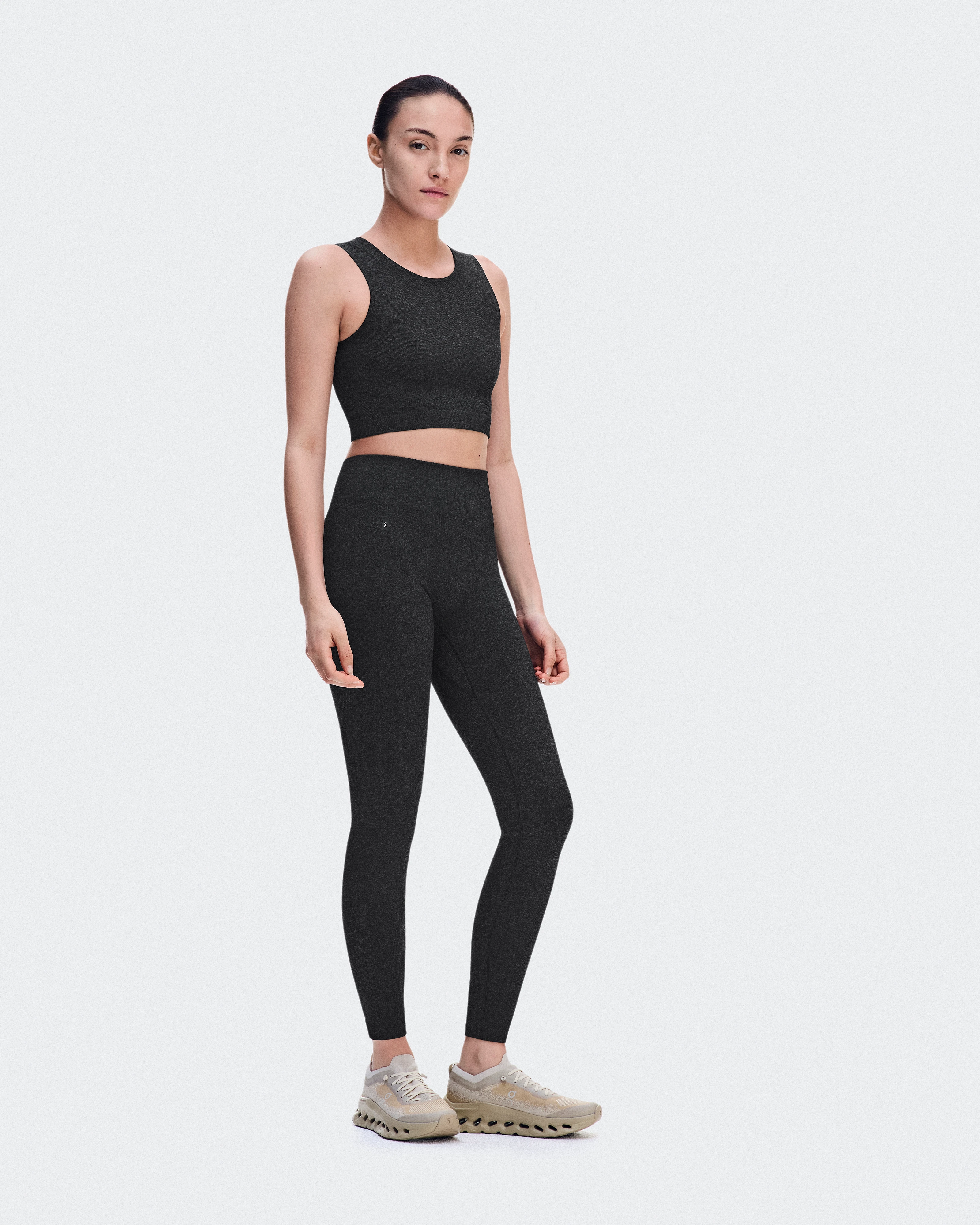 On Studio Knit Leggings Ember Heather Women Tights
