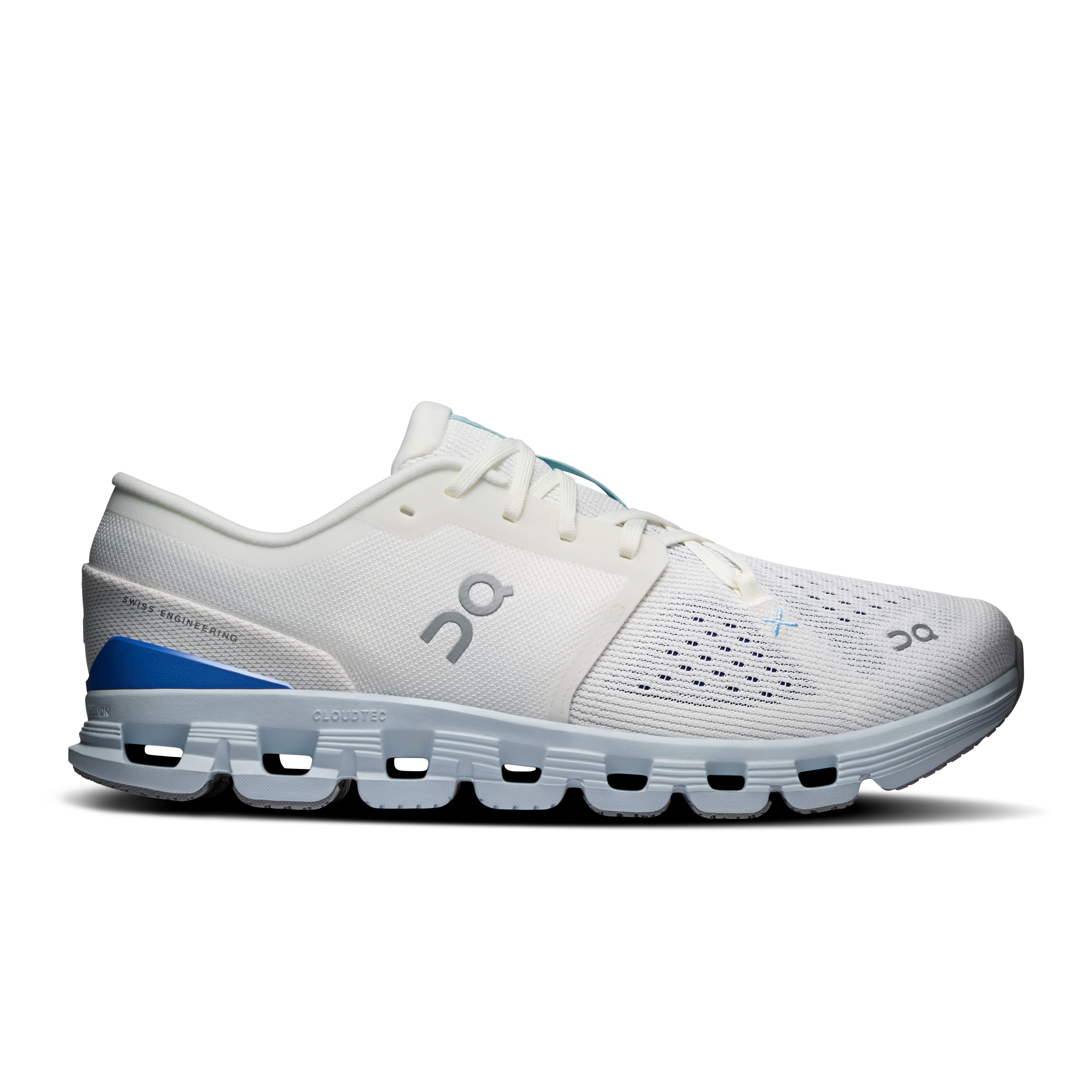 On Cloud X 4 White & Arctic Hombre training_shoes Calzado