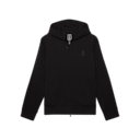 Focus Tech Zip Hoodie in Black