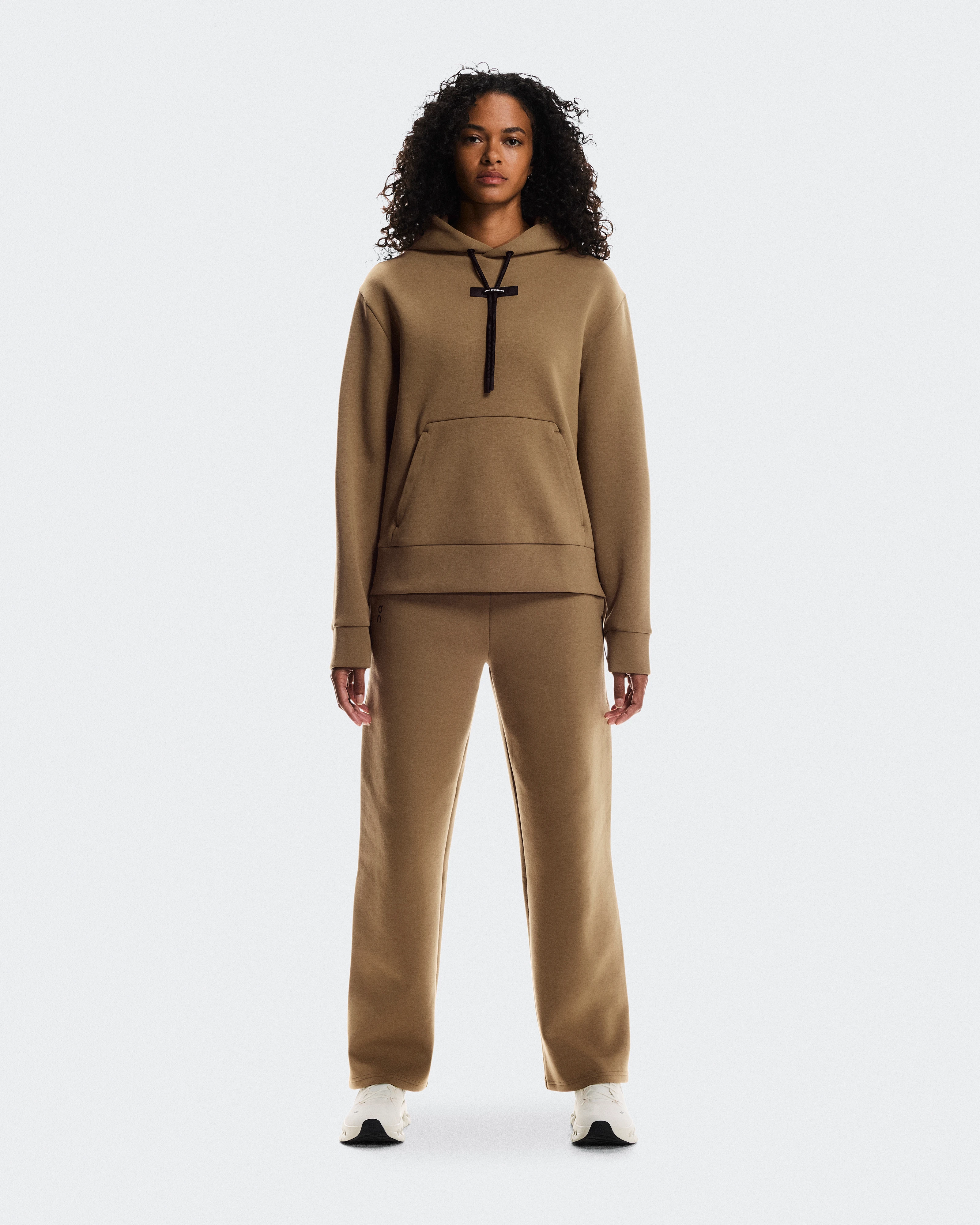 On Focus Tech Hoodie Nutmeg Women Hoodies and sweatshirts
