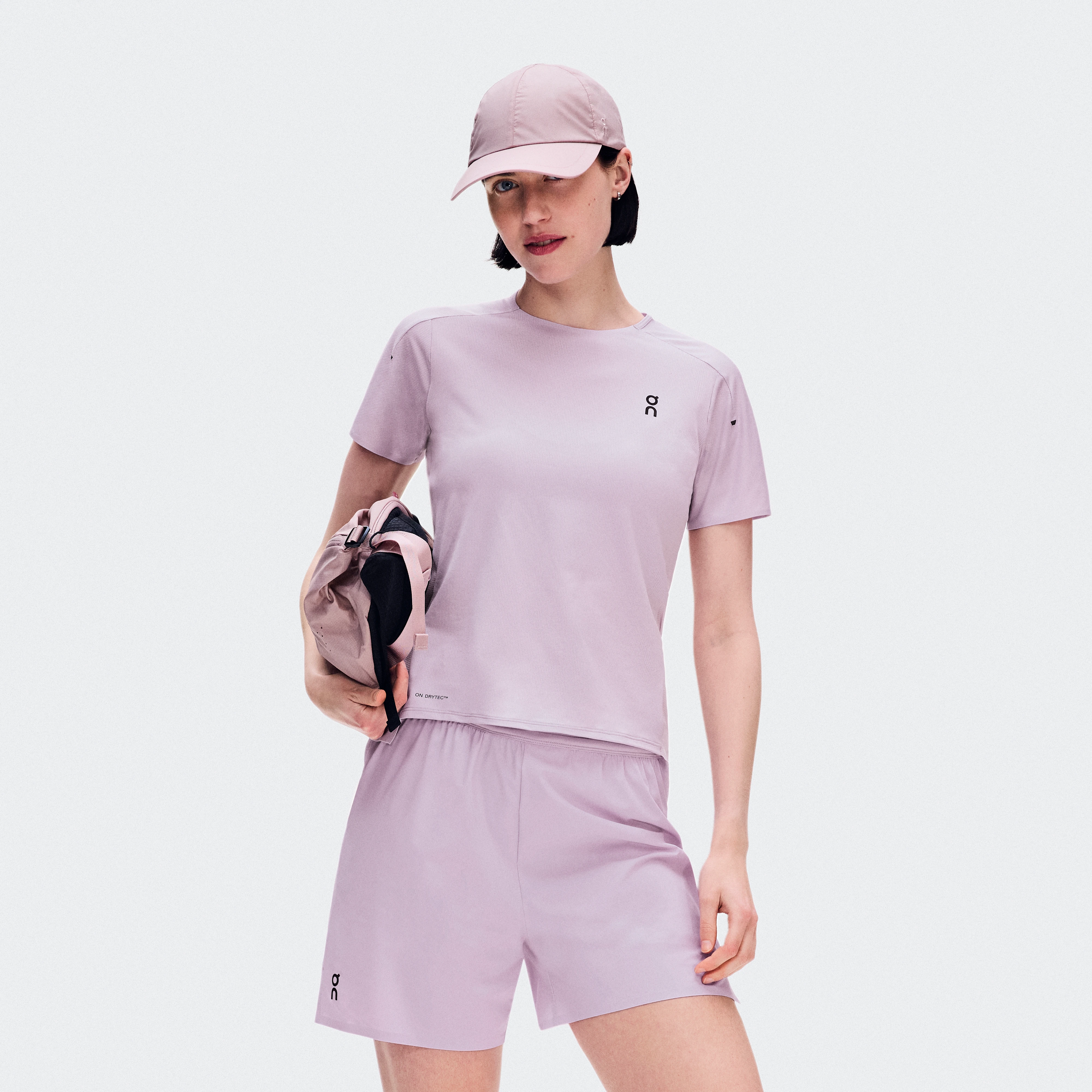 On Performance-T Foxglove & Orchid Women – Road running, warm weather Tops and t-shirts