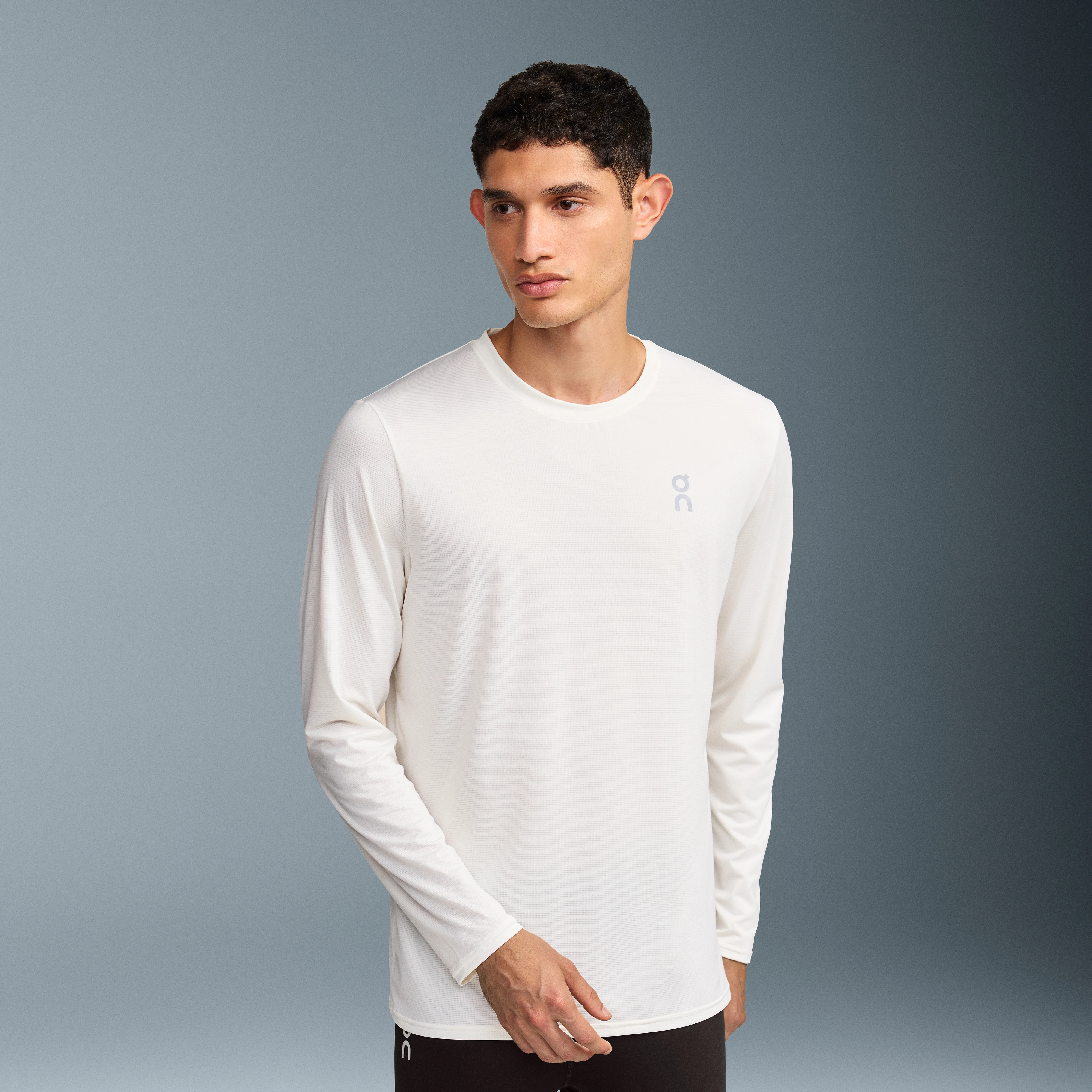 On Core Long-T Undyed White Men Men – Cold-weather runs, basics, recovery Tops and t-shirts