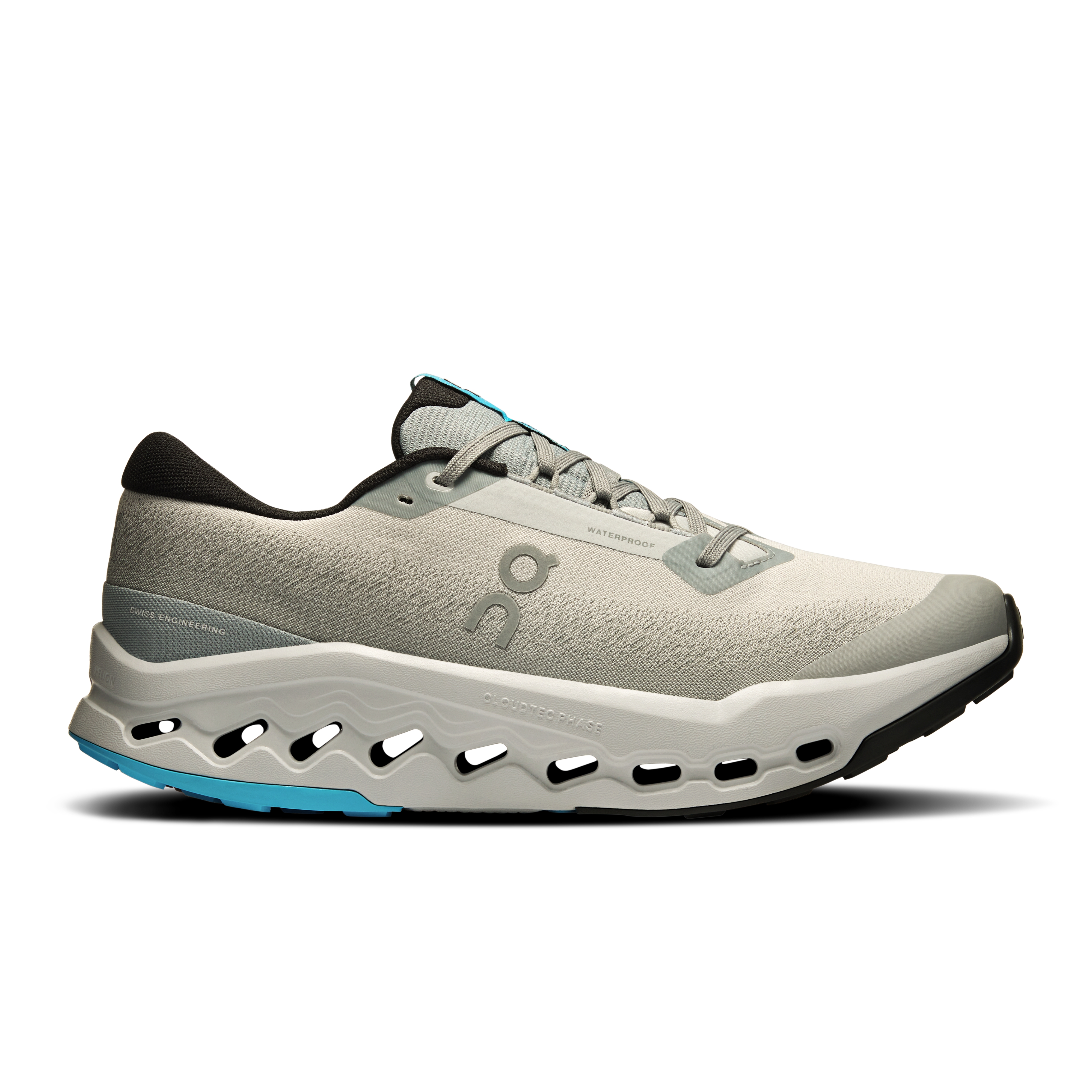 On Cloudsurfer Trail 2 Waterproof Grey Men Men – Trail running, waterproof, CloudTec Phase® Shoes