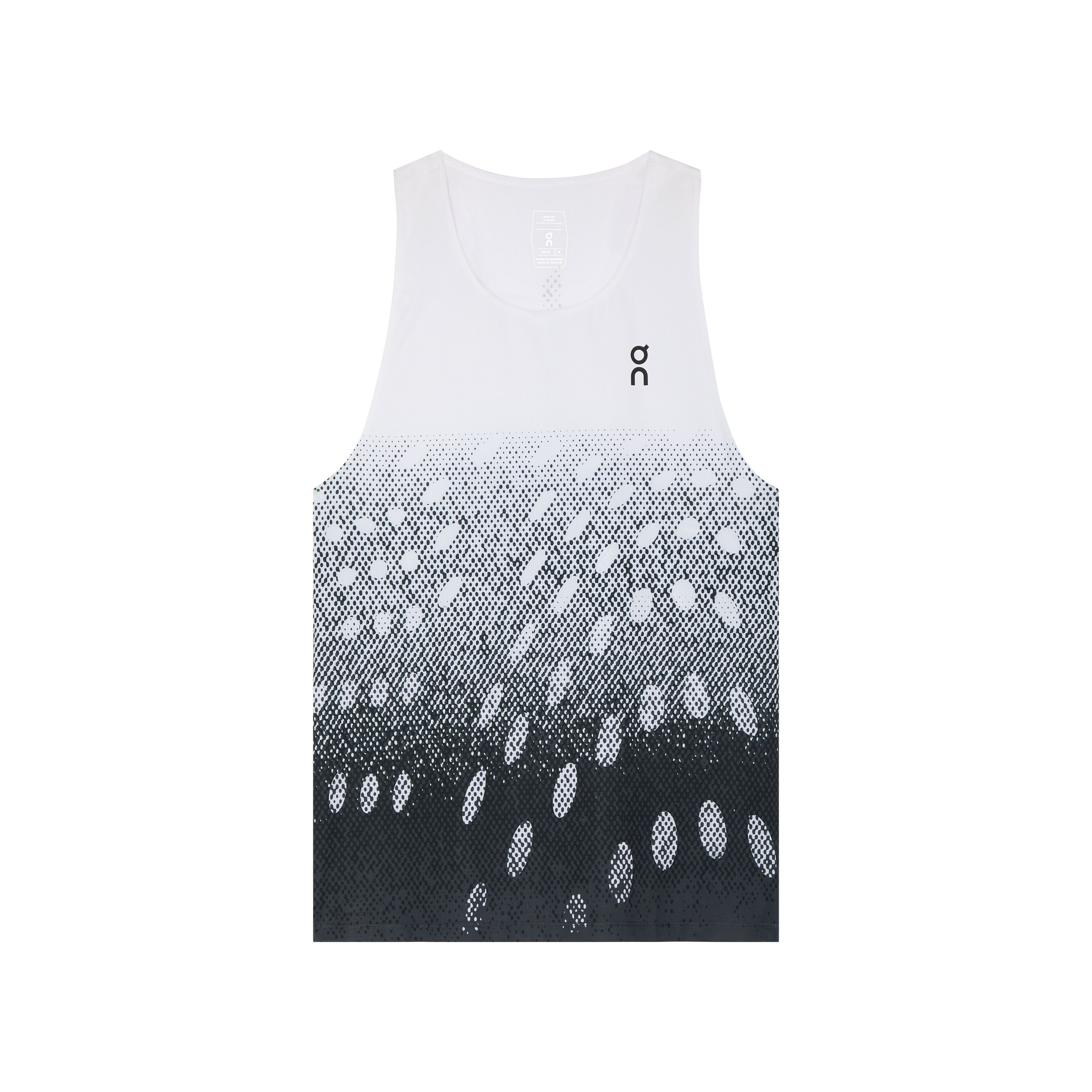 Zero Singlet in White/Iron