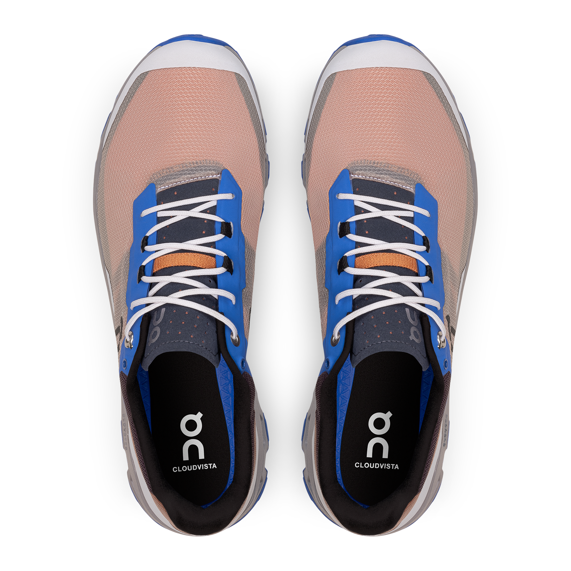 On Cloudvista Sandstone & Alloy Masculino Corrida de trilha Tênis