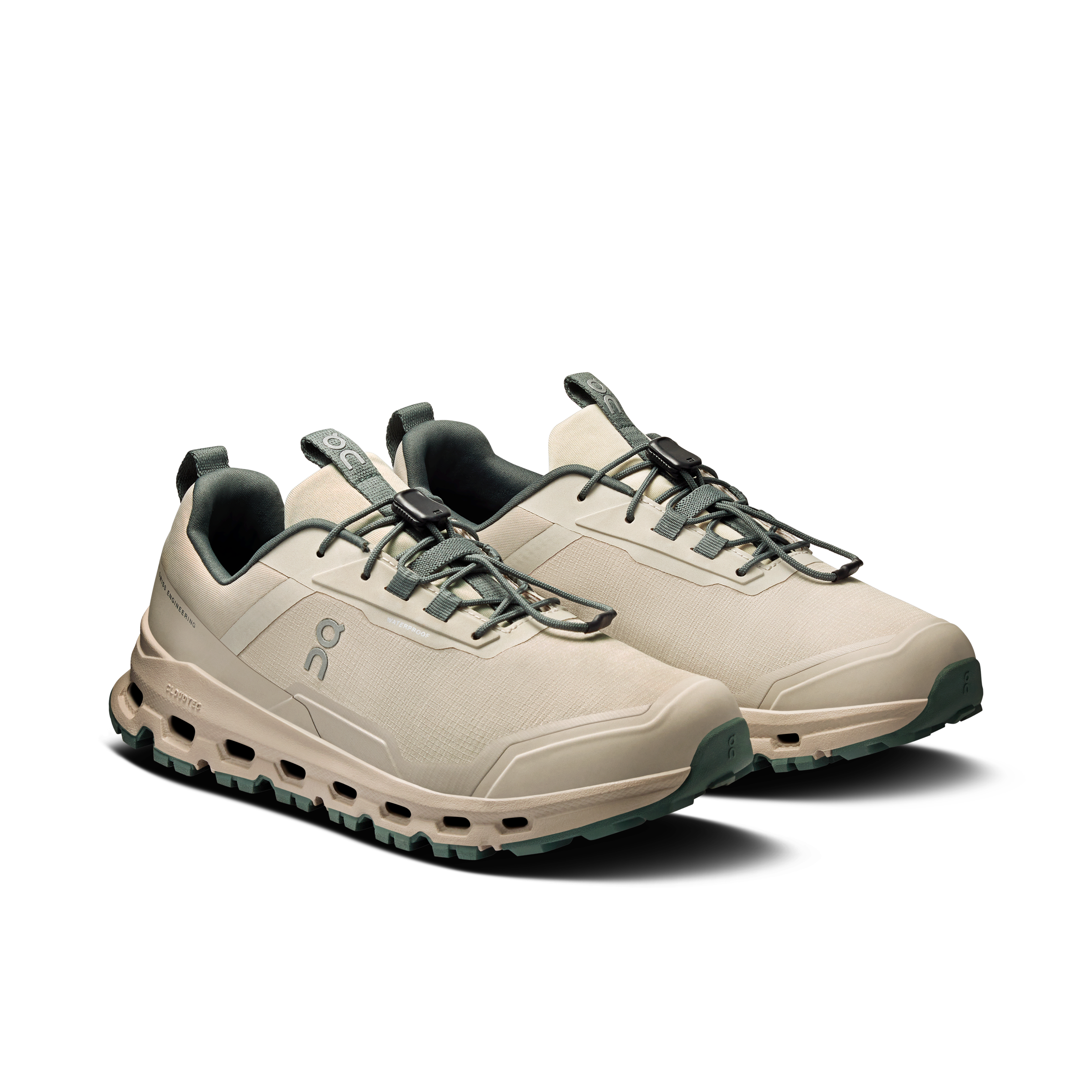 On Cloudhero Waterproof Truffle & Olive Ados Active Life Chaussures