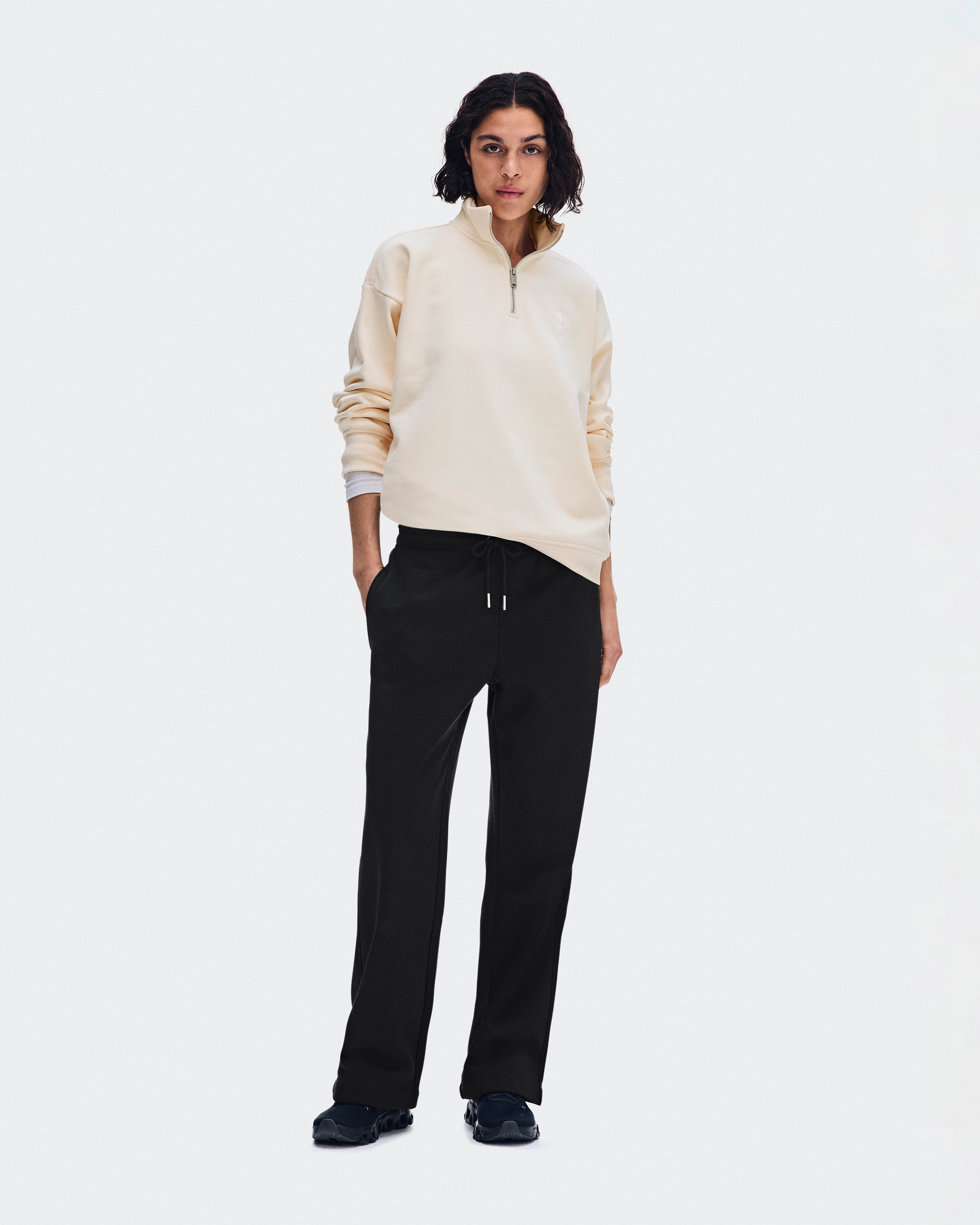 On Club Collective 1/4 Zip Chantilly Women Hoodies and sweatshirts