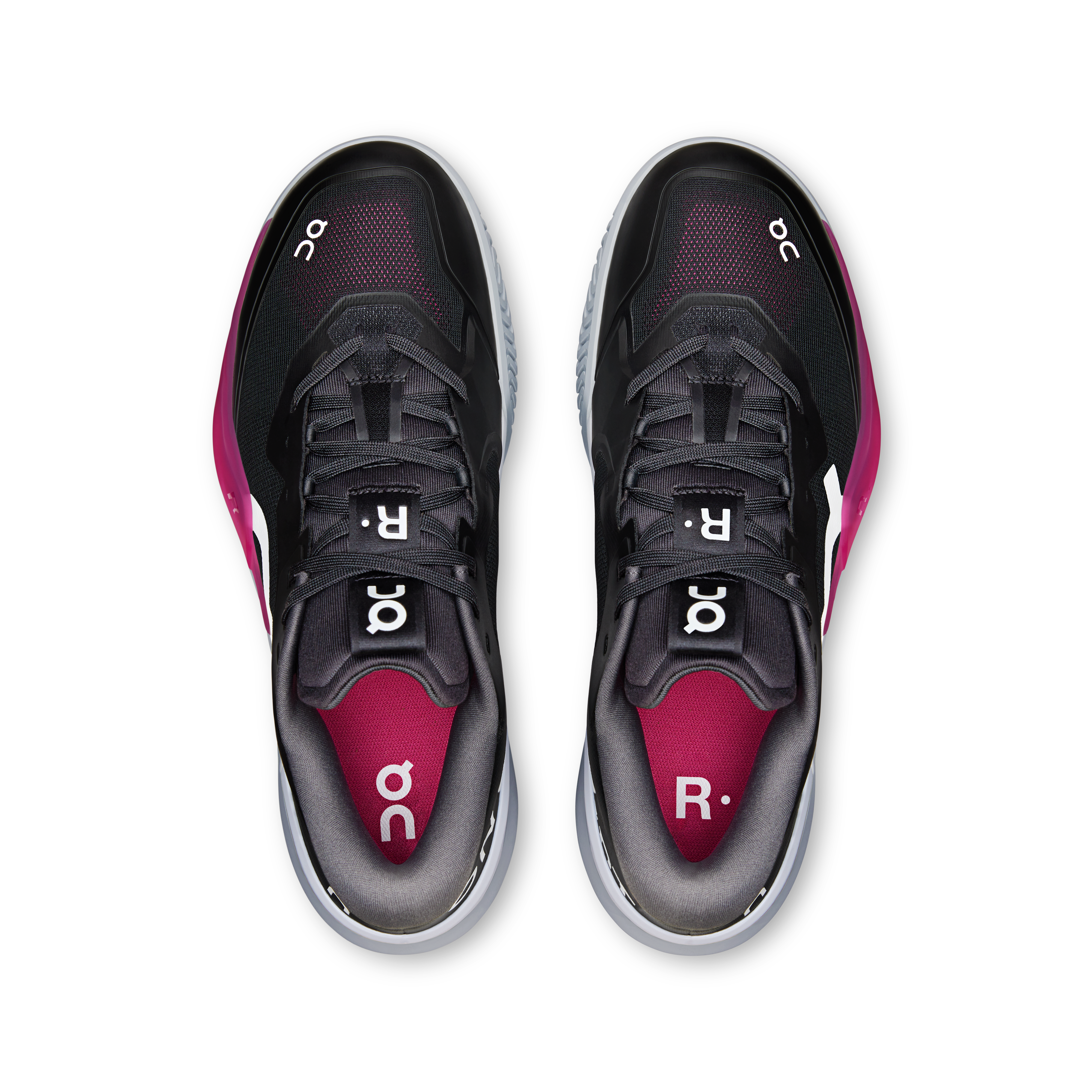 On THE ROGER Pro 3 Clay Black & Pink Men – Tennis Shoes