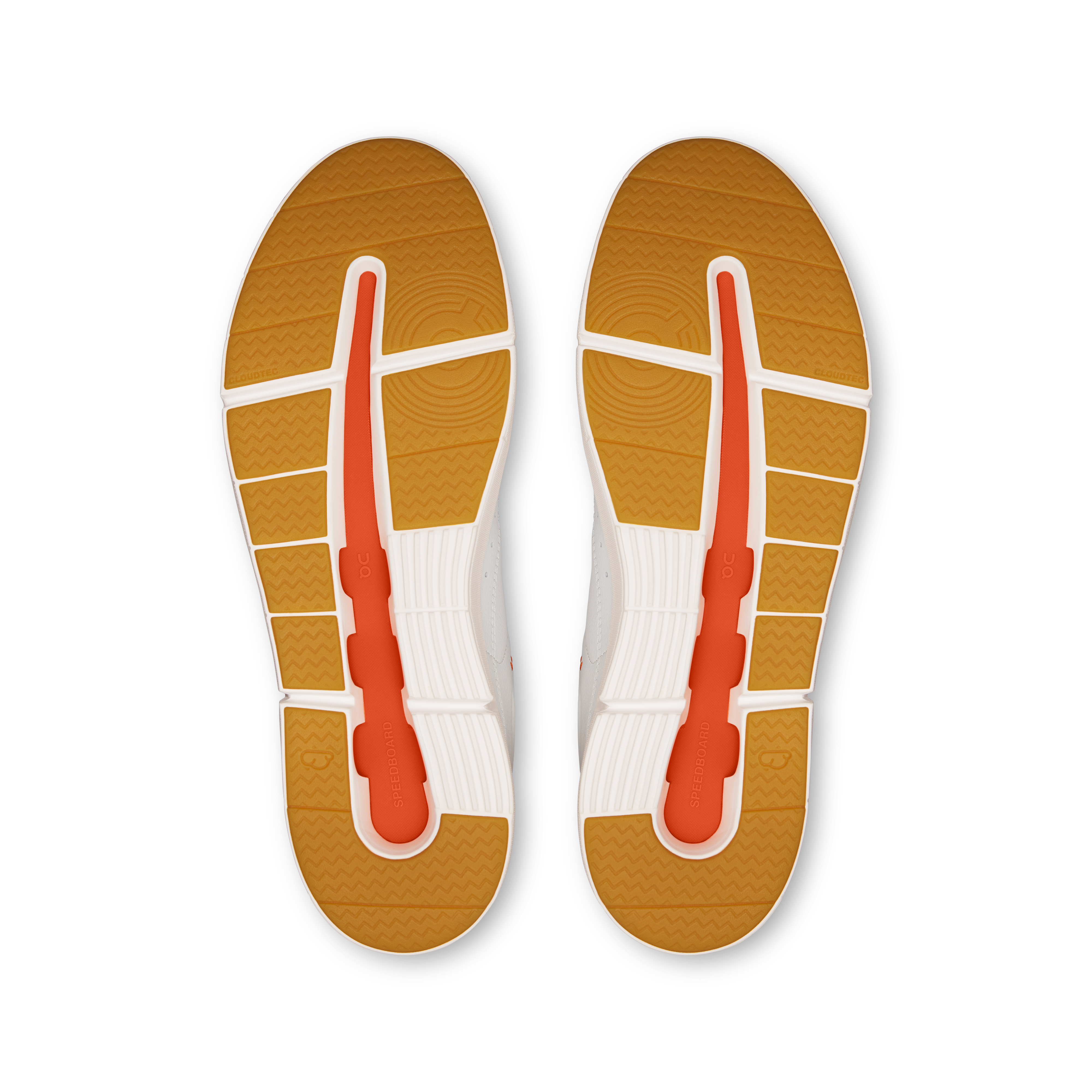 On THE ROGER Centre Court White & Flame Men Active life Shoes