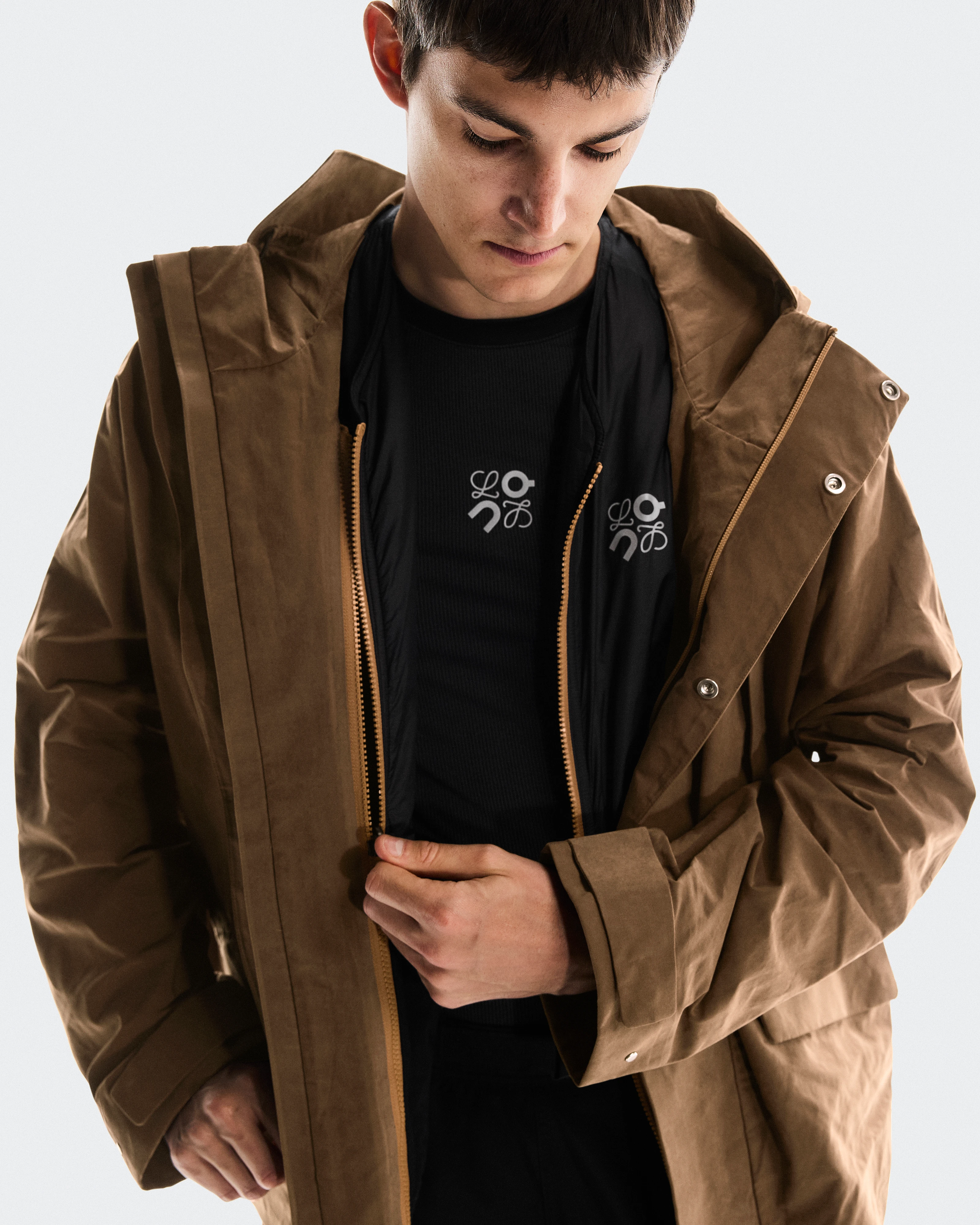 On Short Parka LOEWE Toffee Unisex Jackets
