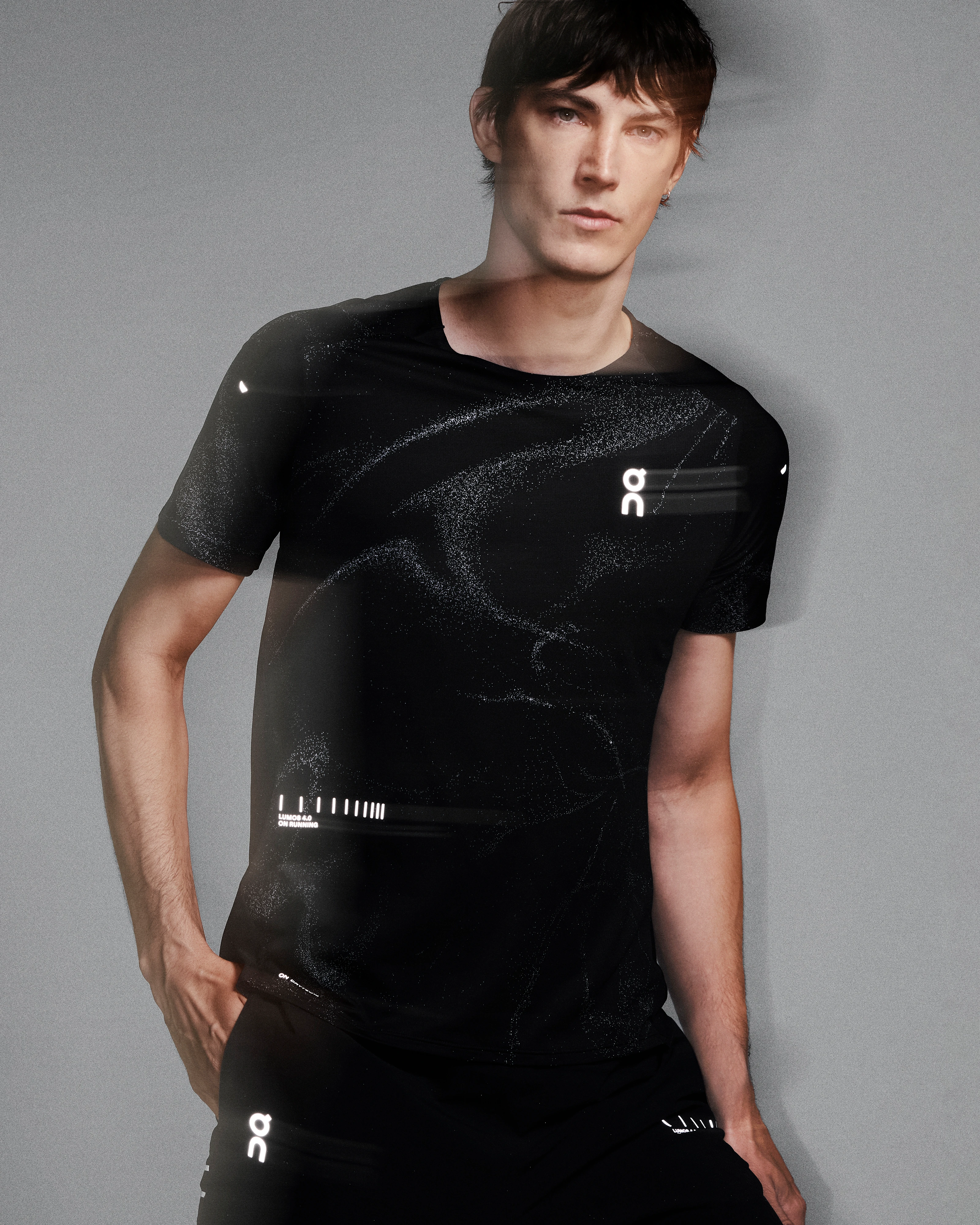 On Performance-T Lumos Black Men Tops and t-shirts