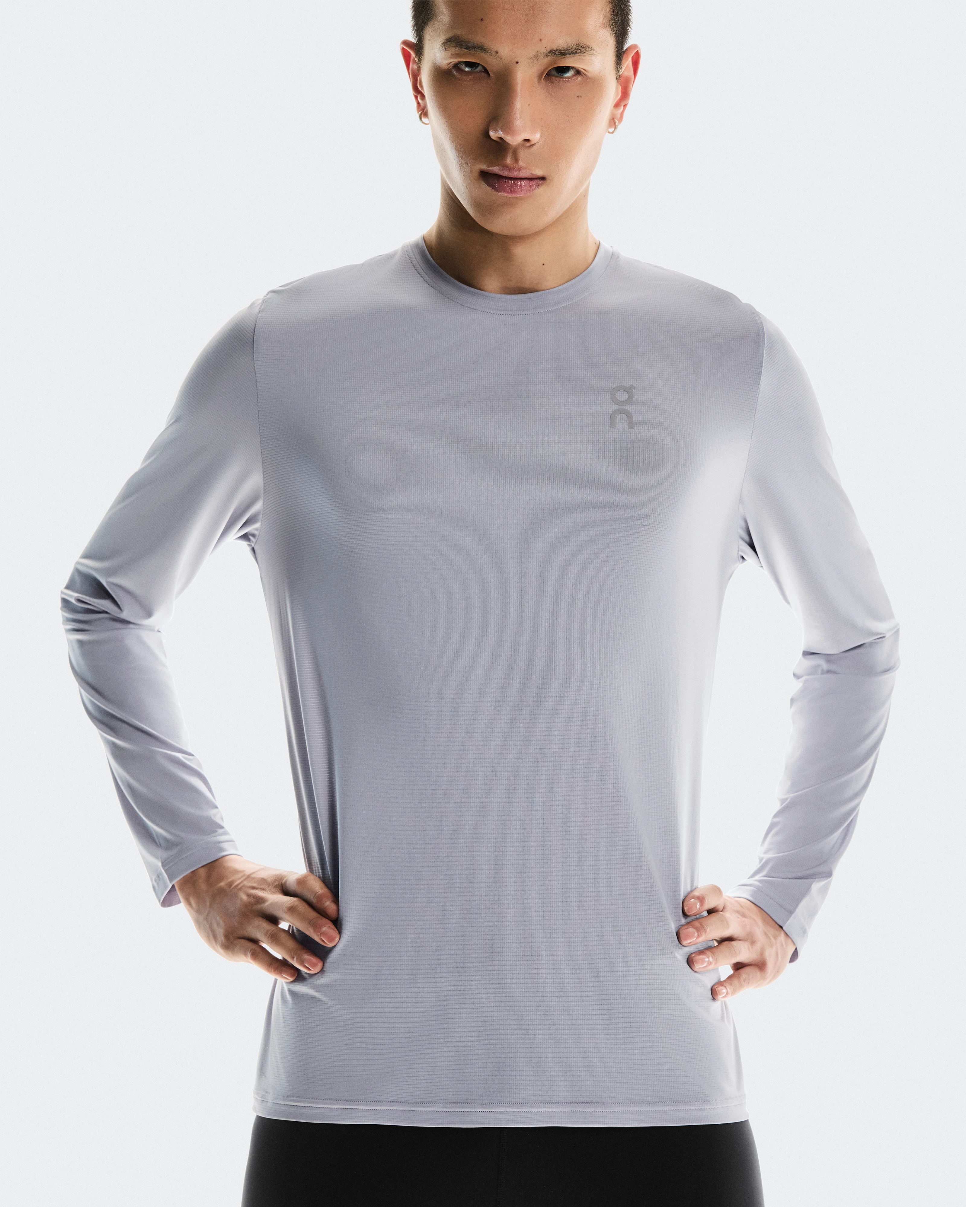 On Core Long-T Lilac Hombre Camisetas