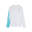 Pace Long-T Long-Sleeve Shirt in White/Horizon