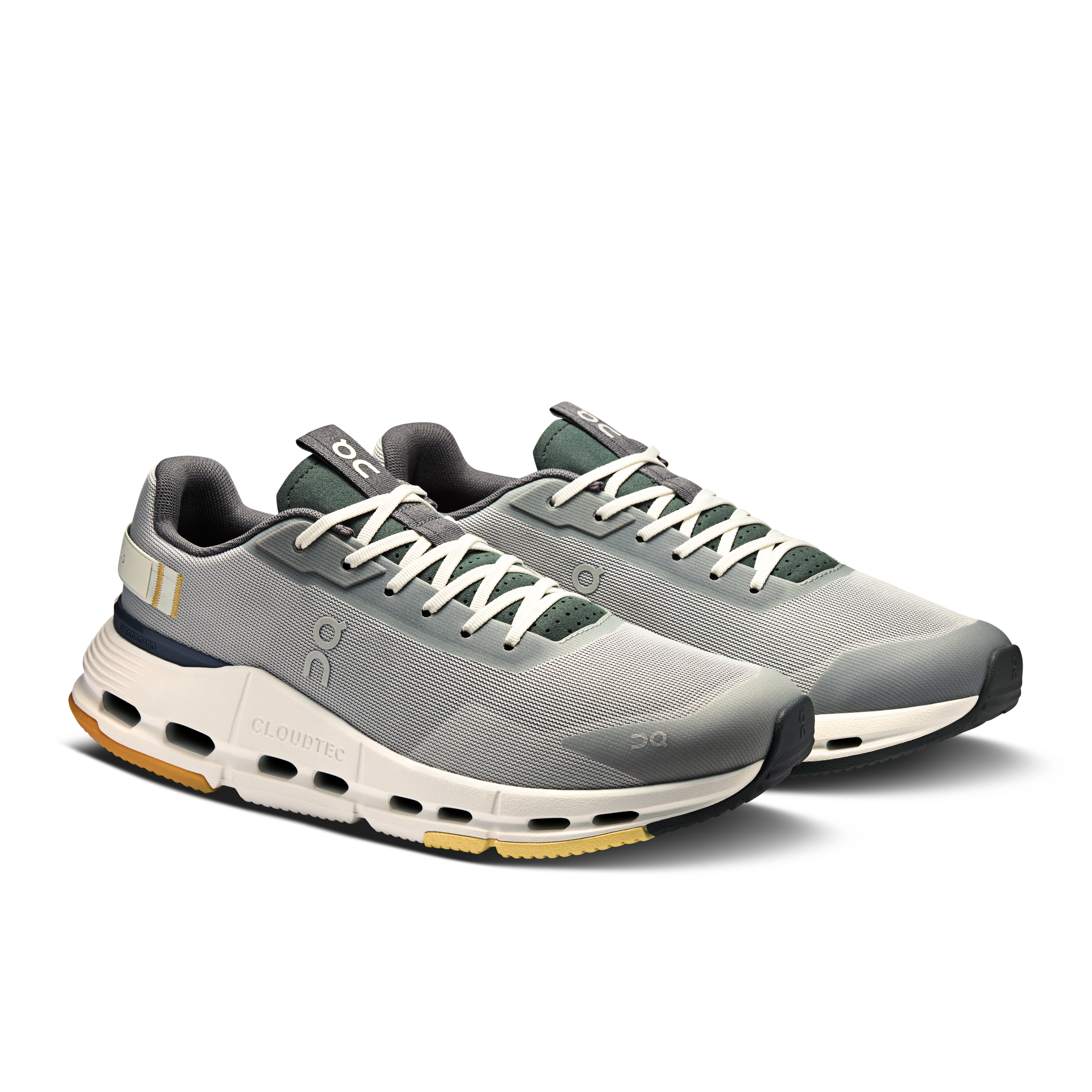 On Cloudnova Form 2 Glacier & Olive Men Active life Shoes