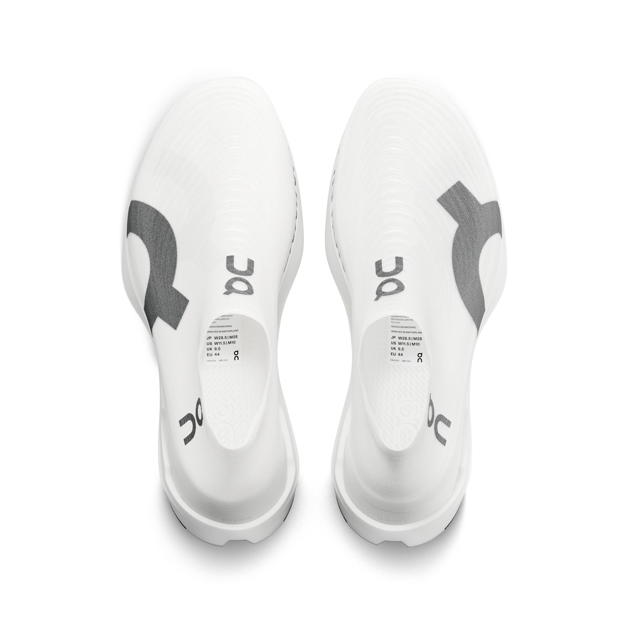On Coudboom Strike LS Kuota White&Black Women Road running Shoes