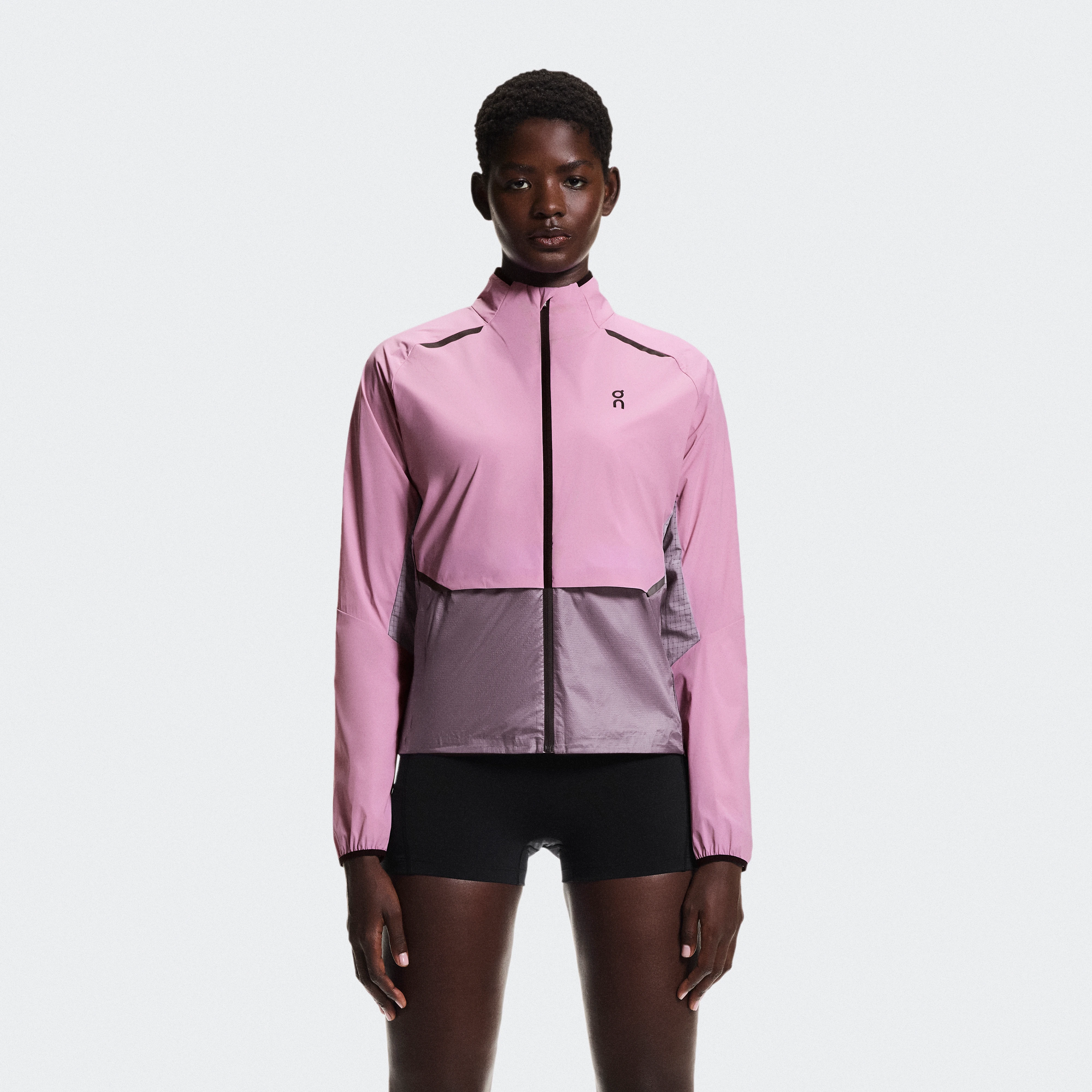 On Weather Jacket Pink Purple Women Women – Running, ultralight protection, windproof Jackets
