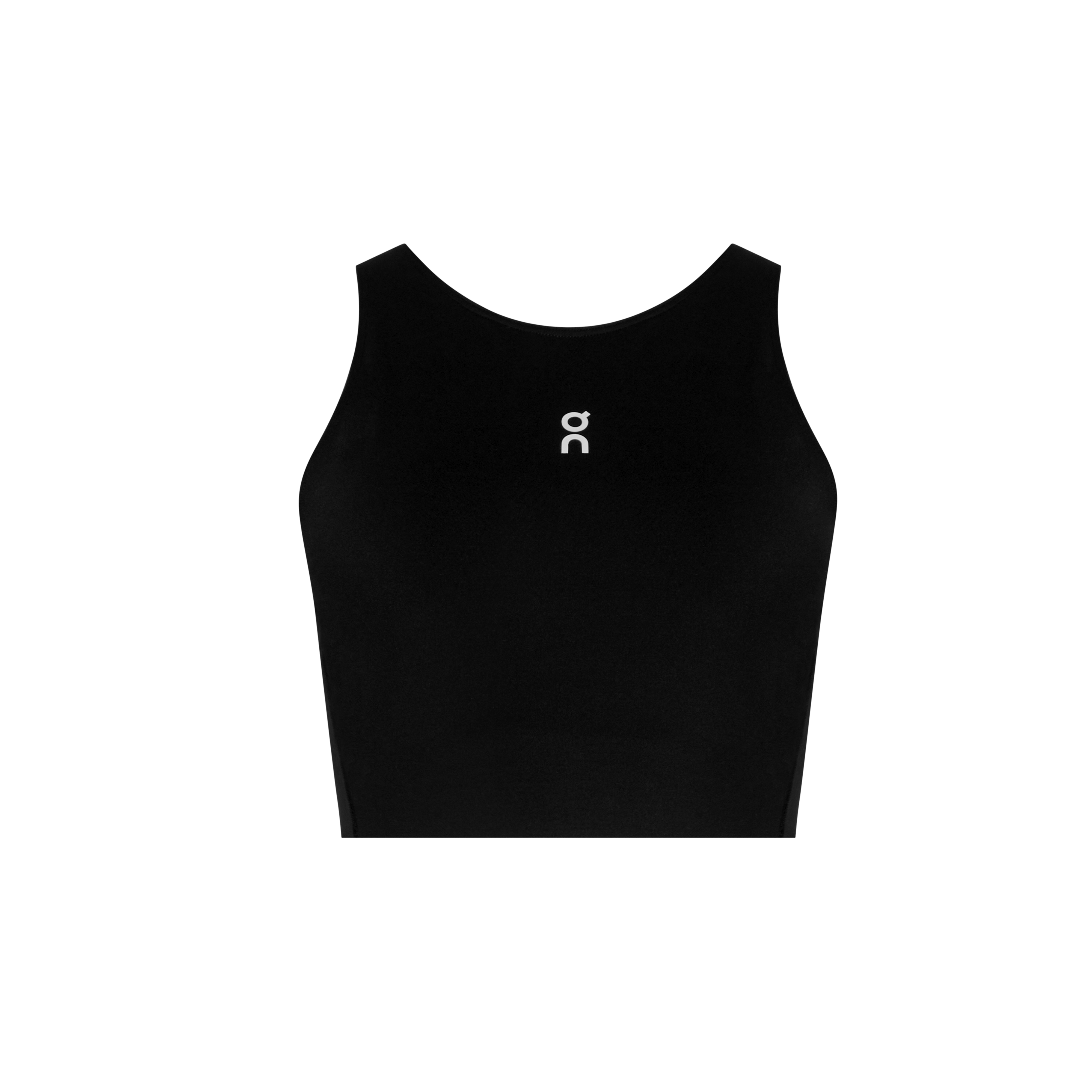 Court Crop Top Shirt in Black