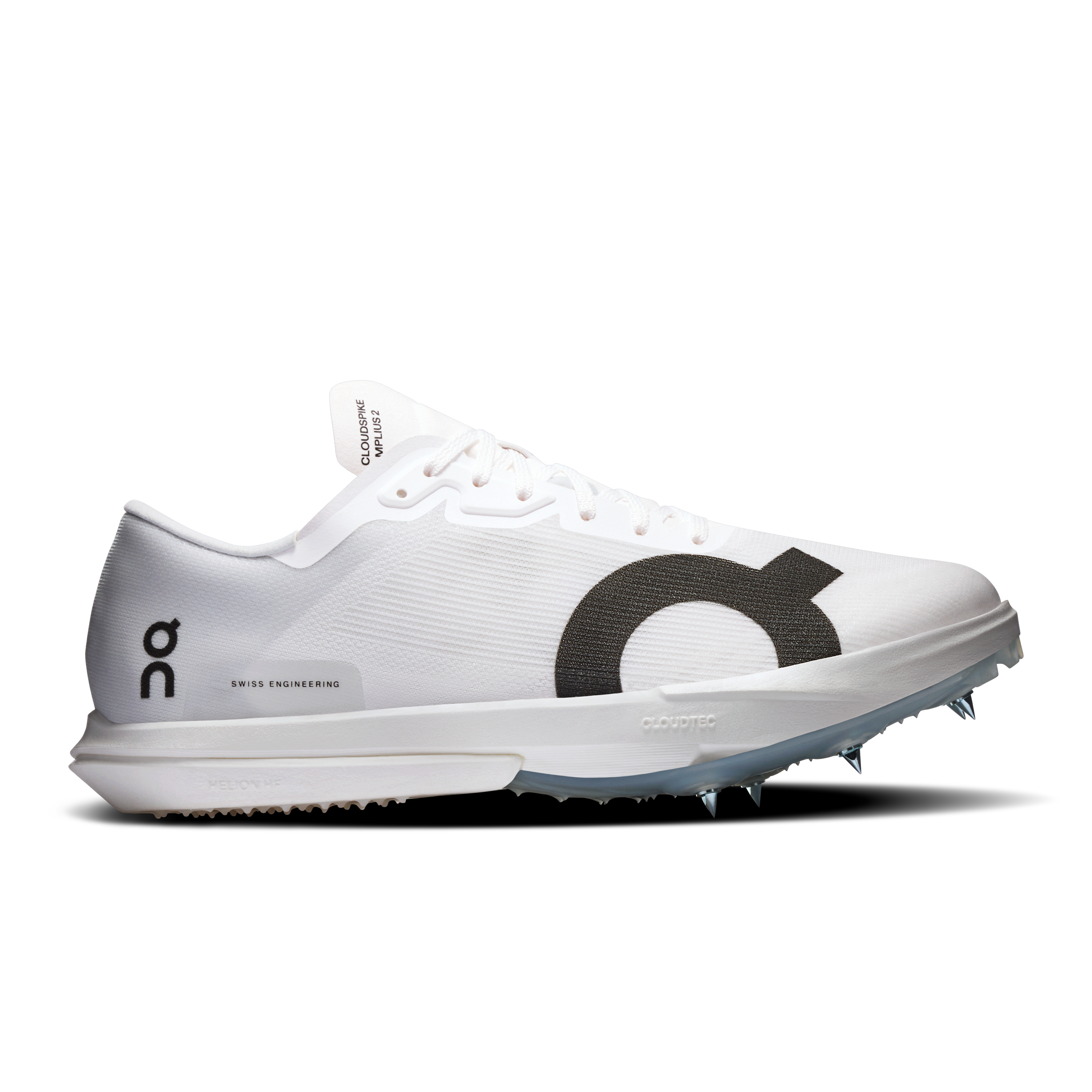Cloudspike Amplius 2 Track & Field Shoe in White/Frost